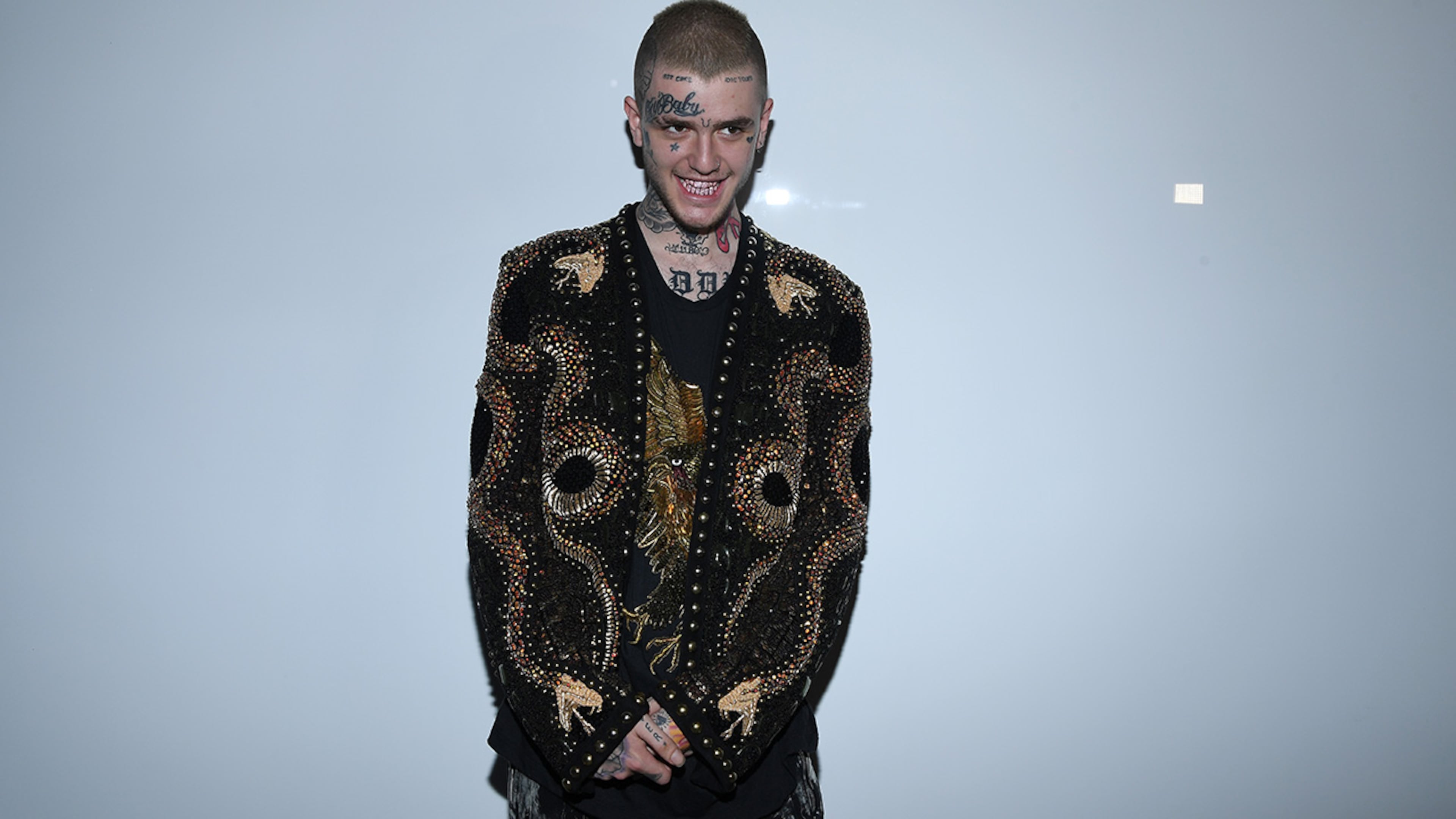 File Photo - Lil Peep attends the Balmain Menswear Spring/Summer 2018 show as part of Paris Fashion Week on June 24, 2017 in Paris, France. (Photo by Pascal Le Segretain/Getty Images)
