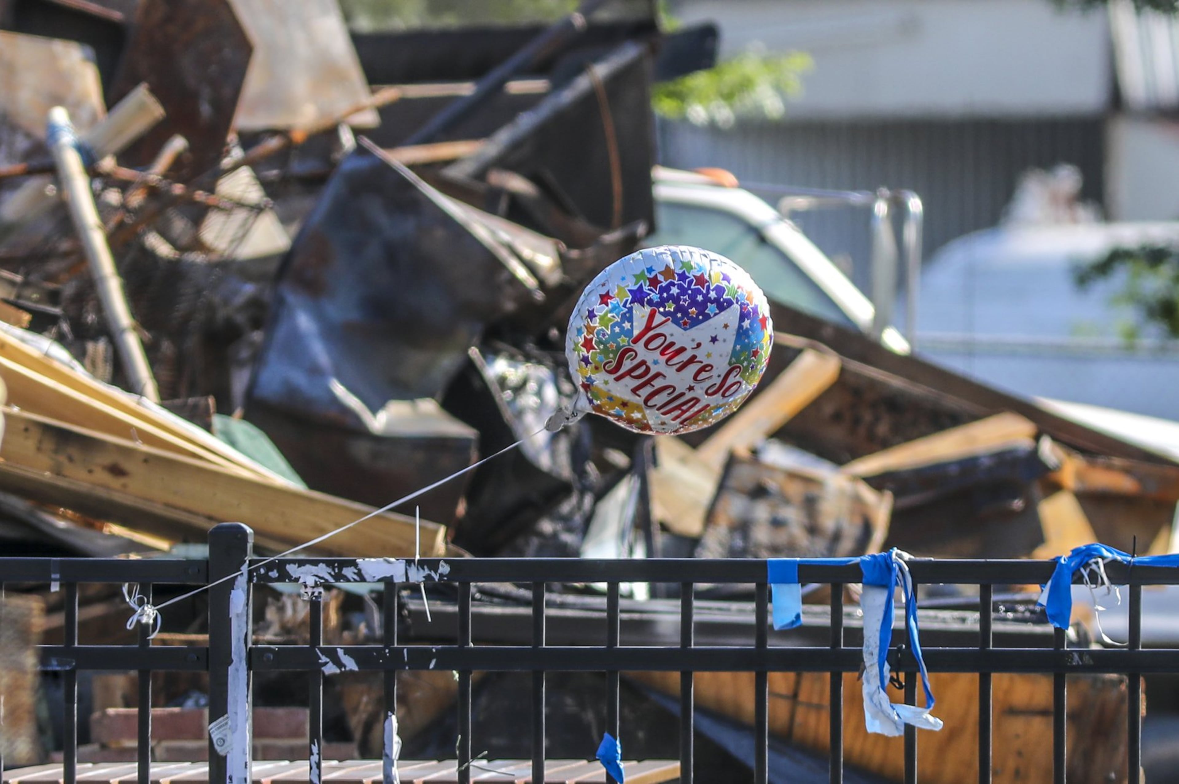 Crews raze Wendy’s where police killed Brooks, few there to see it