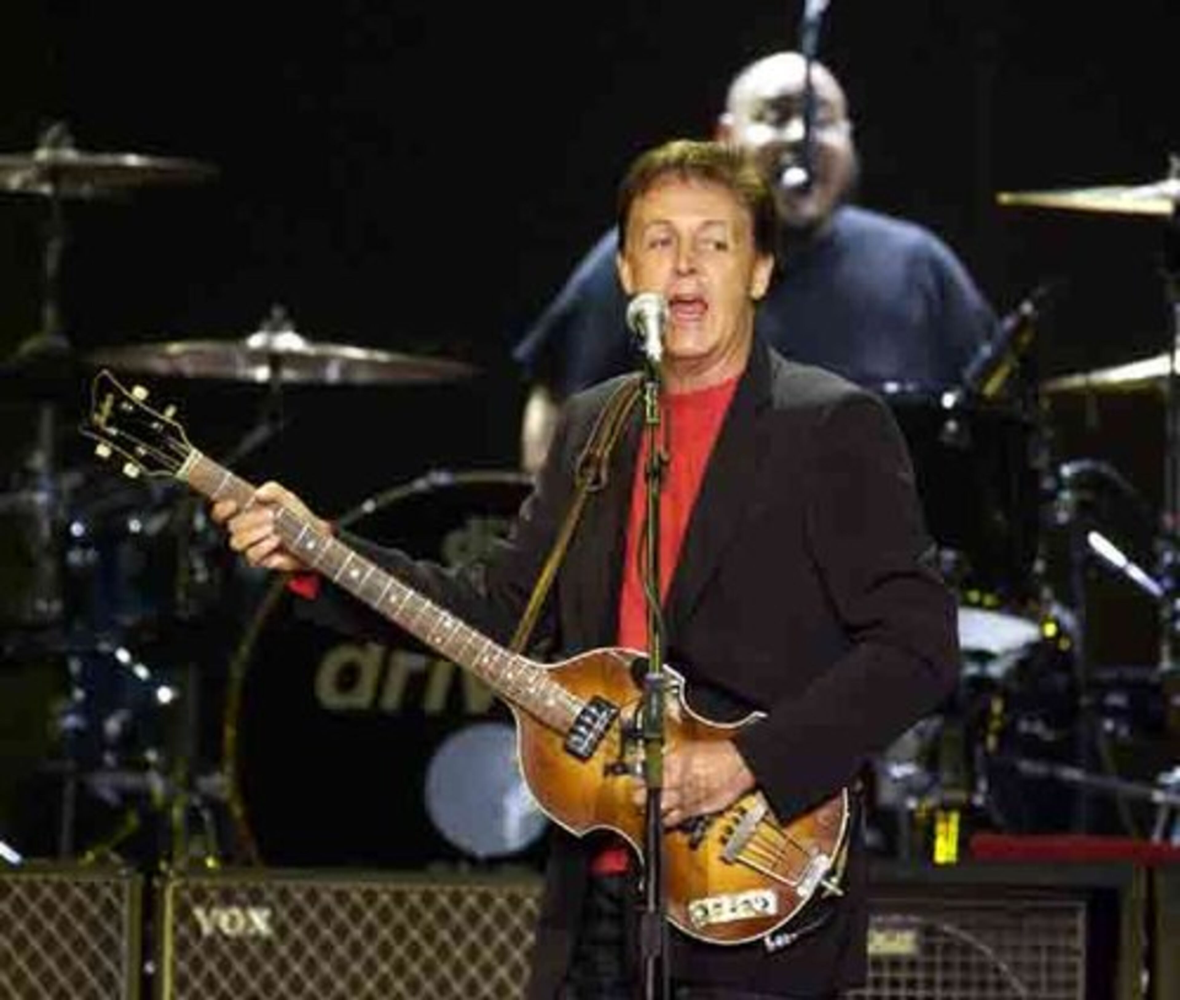 Paul McCartney and his band played Philips Arena on their Driving USA Tour in Atlanta on May 12, 2002.
