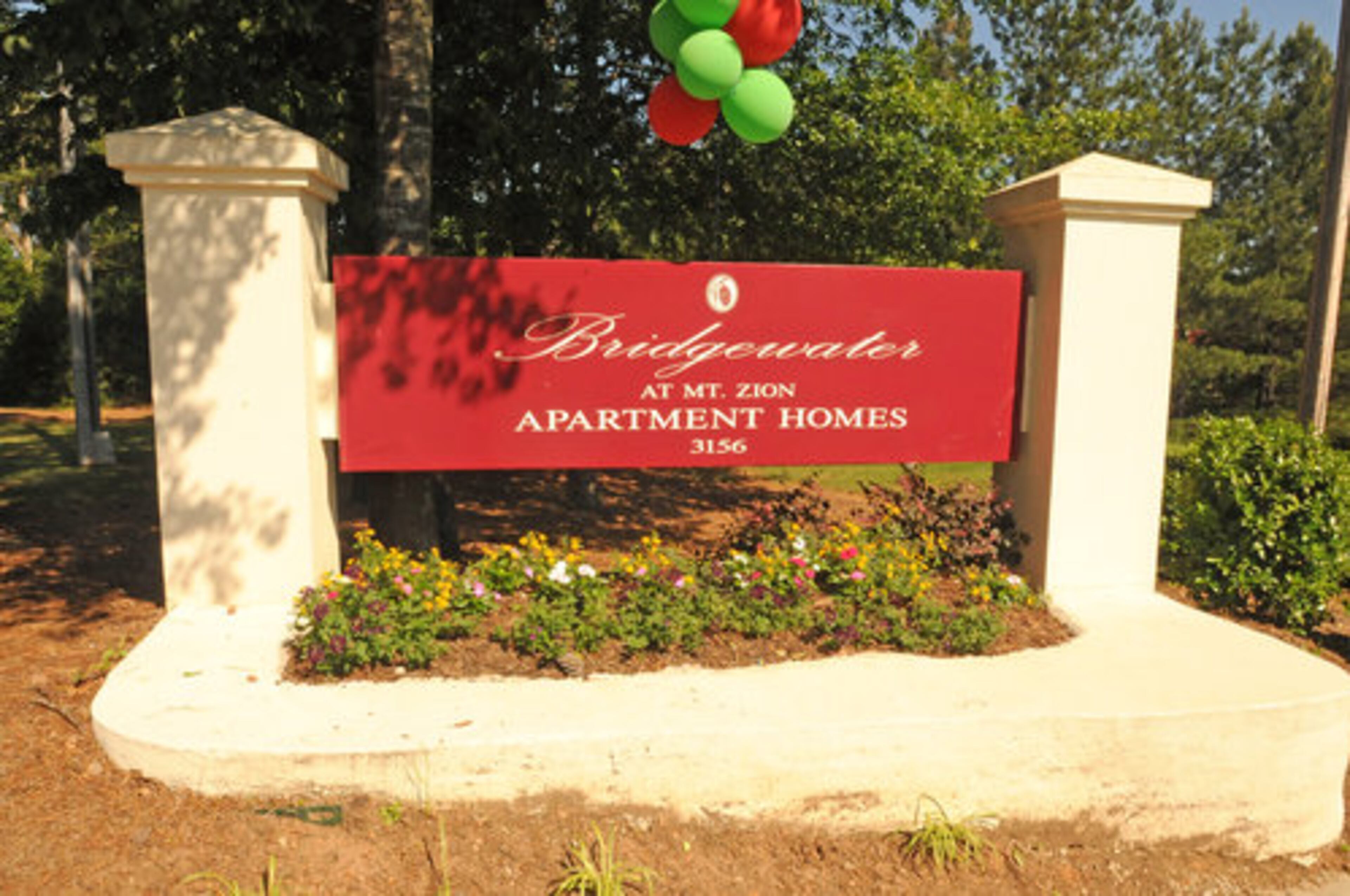 Head was looking for a apartment near her children's school on Mt. Zion Road so Bridgewater's location was perfect. "Regardless of whether you go left out of the driveway or right, everything you want is right here," said Head, and she listed the restaurants and stores like Lowe's and Wal-Mart in one direction and Target and Publix in the other. "Everything's within a five-mile range," she added.