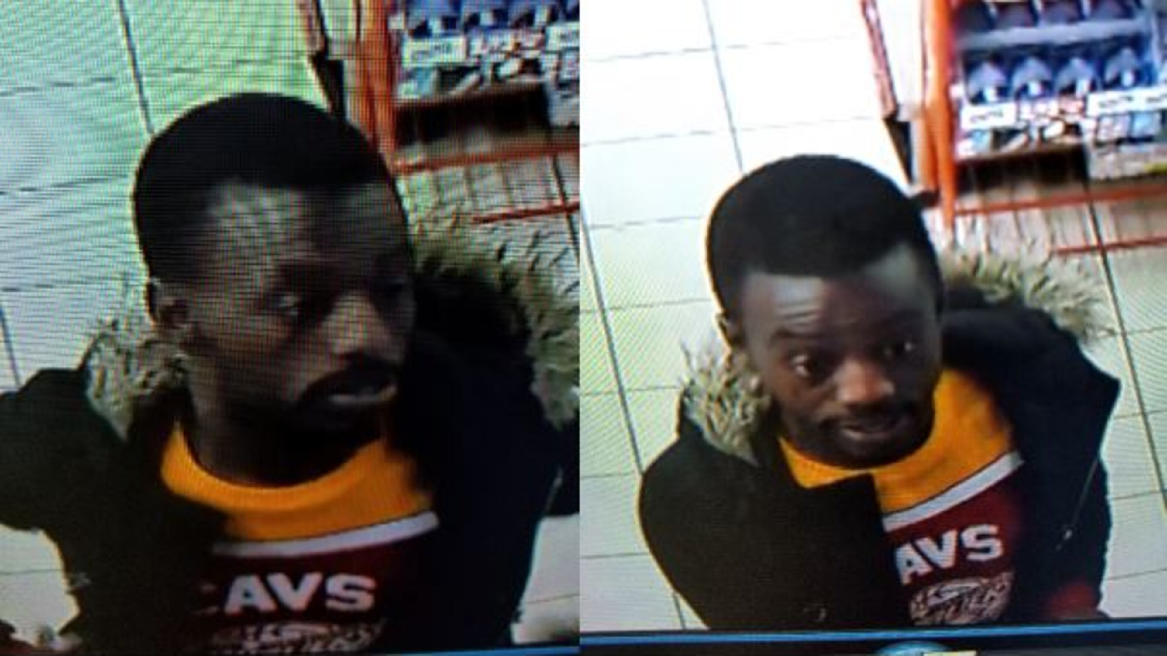 Oakwood police are searching for a man accused of threatening to blow up a convenience store.