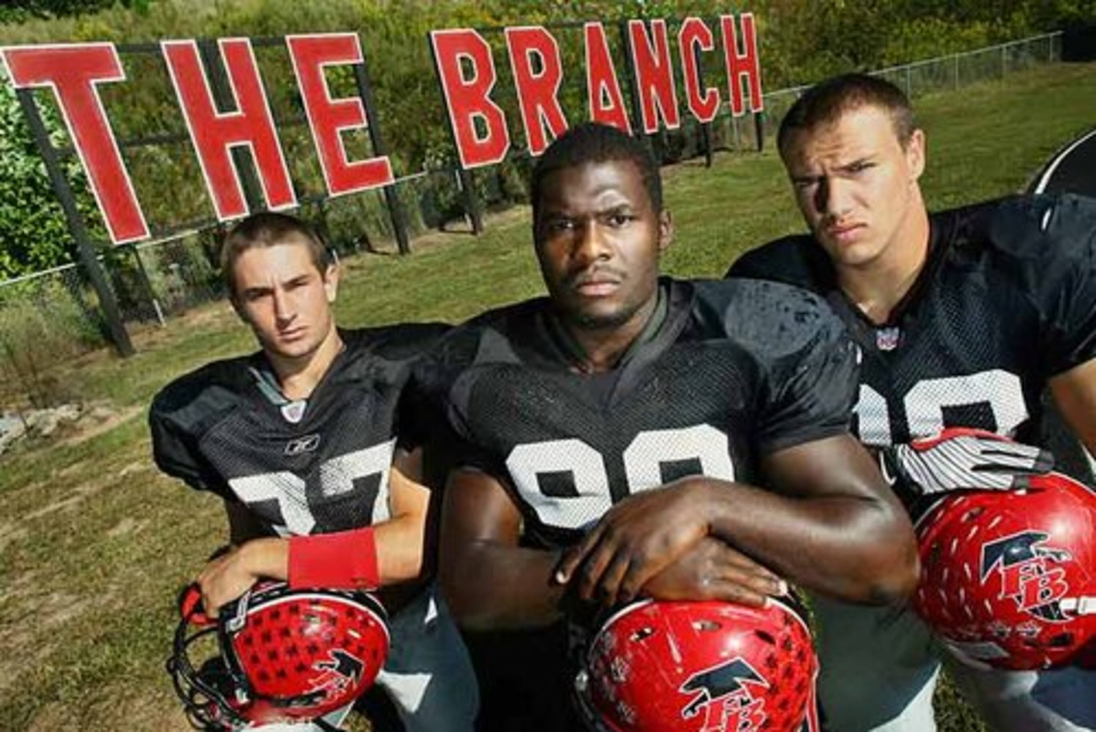 The Falcons are loaded with D-I prospects, including (left to right) Greg Palmer, Izaan Cross and Daniel Drummond, all seniors.