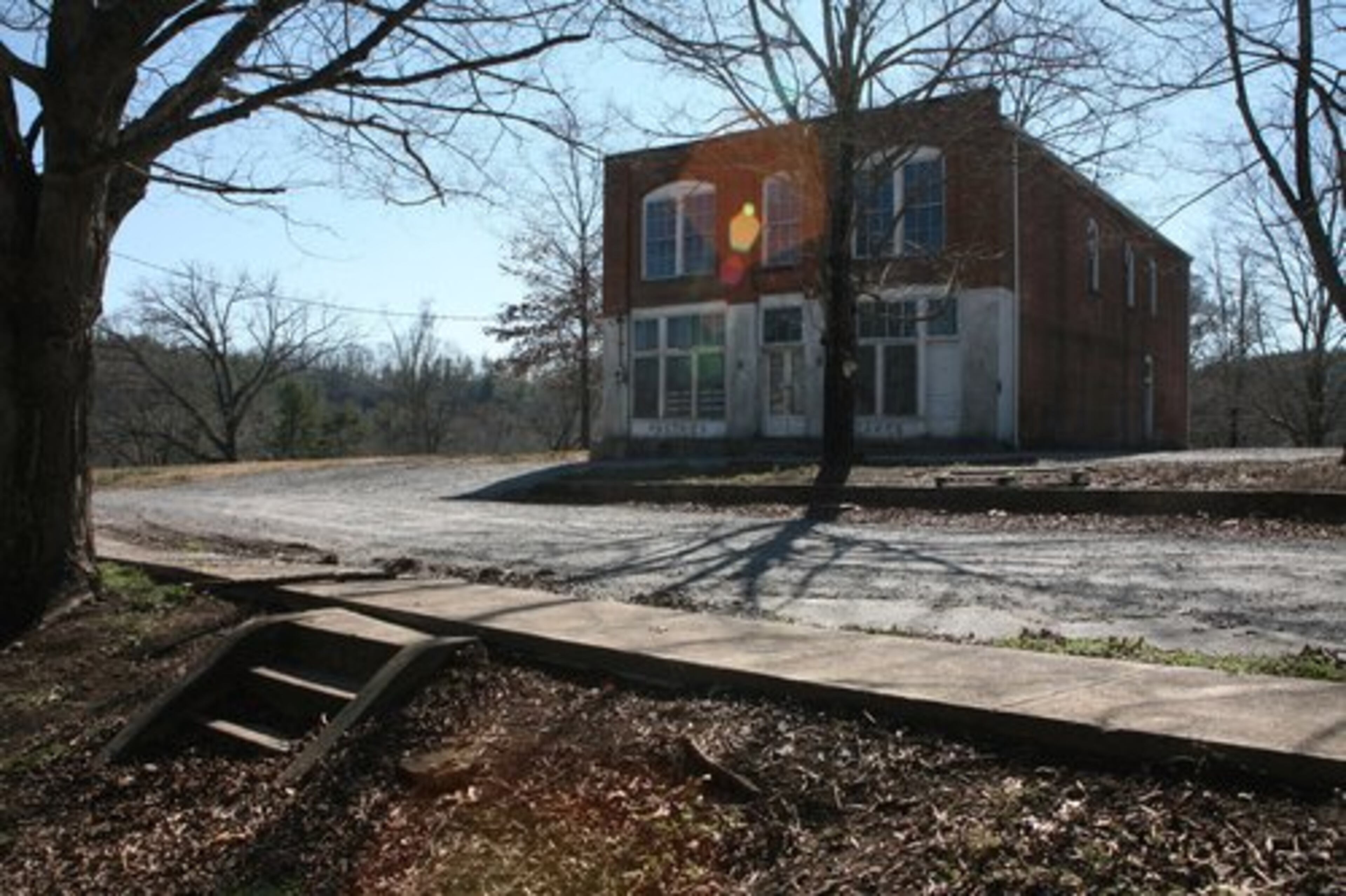 An old company store in Hildebran became the Mellark family bakery in District 12. Although the mill burned down in 1977, the 20-plus remaining buildings make it look like a ghost town.