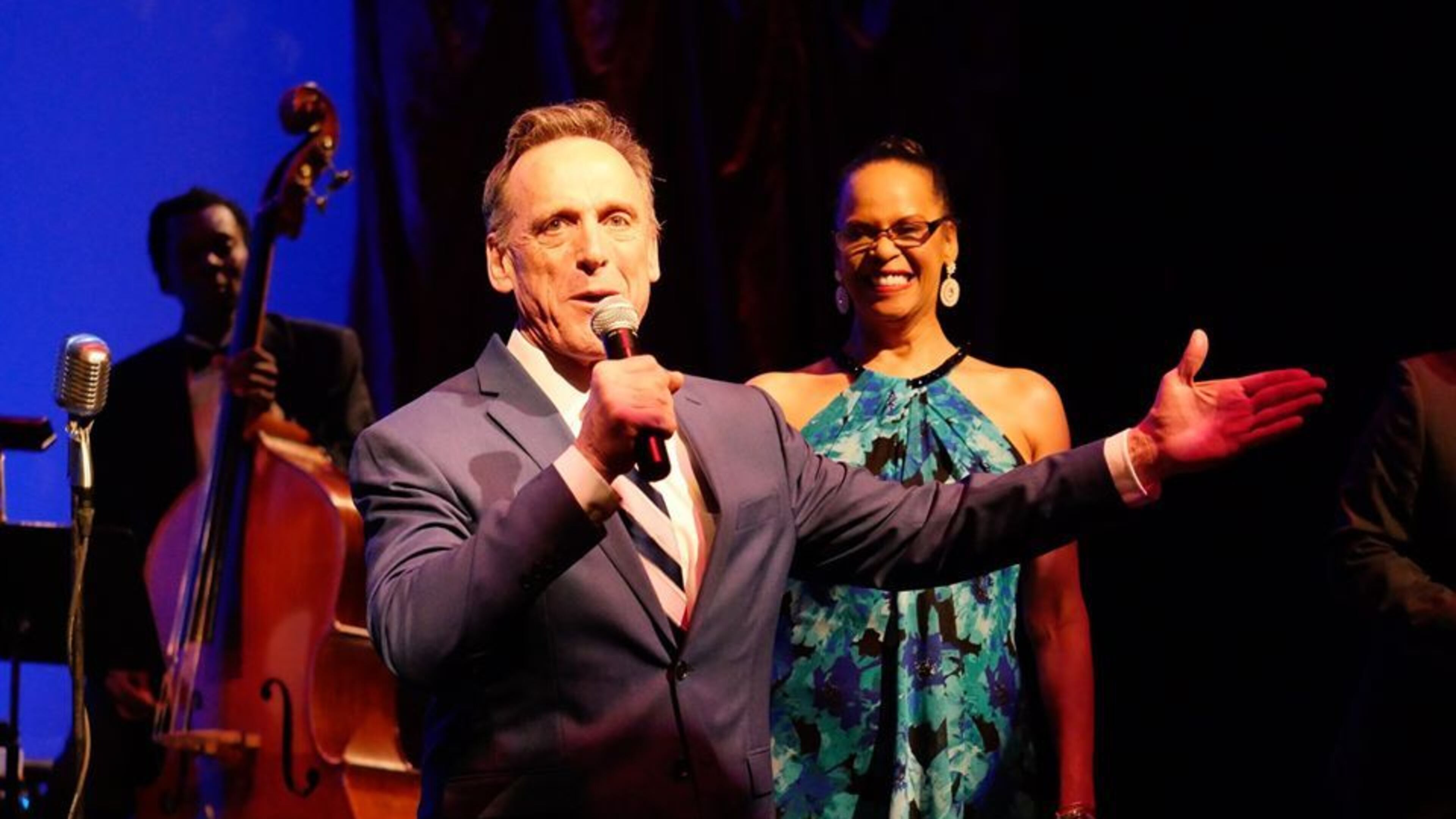 In this photo Tom Key presides over a gala fund-raiser at the Theatrical Outfit from a past year. This year's gala will take place online, where Key, retiring after 25 years as artistic director, will be honored. CONTRIBUTED: THEATRICAL OUTFIT