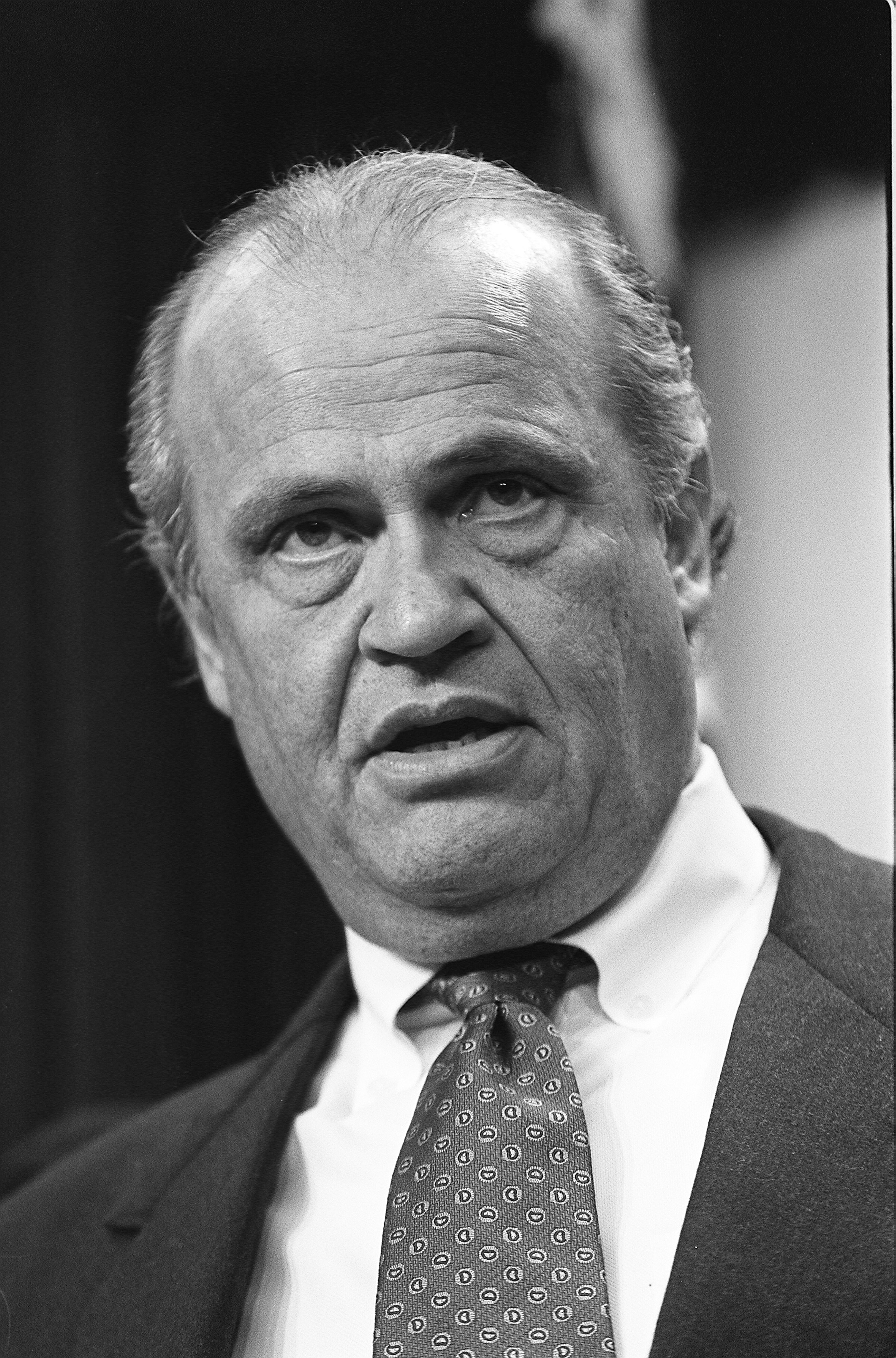 UNITED STATES - JANUARY 19: Sen. Fred Thompson, R-Tenn. (Photo by Richard Ellis/Congressional Quarterly/Getty Images)