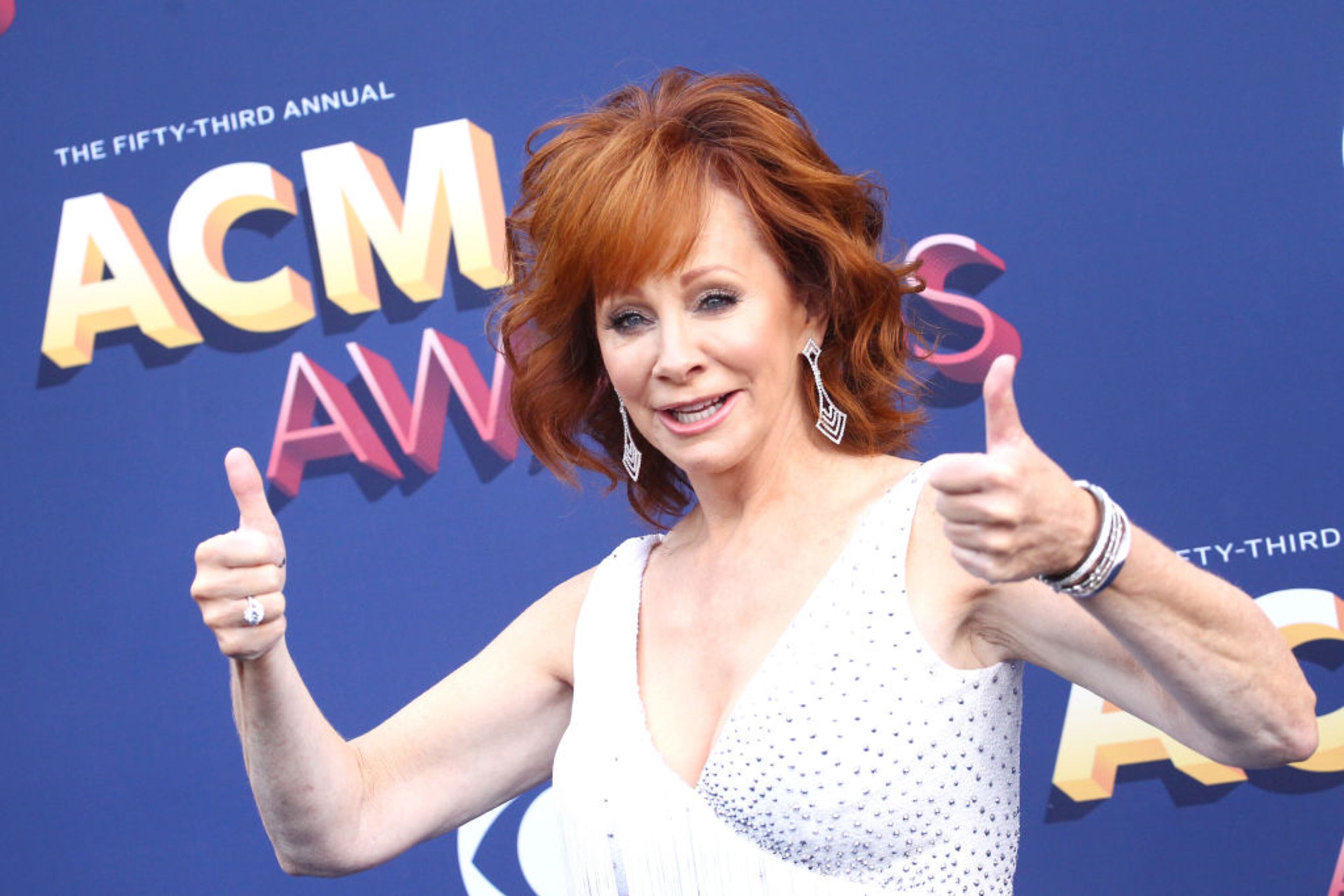 LAS VEGAS, NV - APRIL 15: Host Reba McEntire attends the 53rd Academy of Country Music Awards at MGM Grand Garden Arena on April 15, 2018 in Las Vegas, Nevada (Photo by Tommaso Boddi/Getty Images)