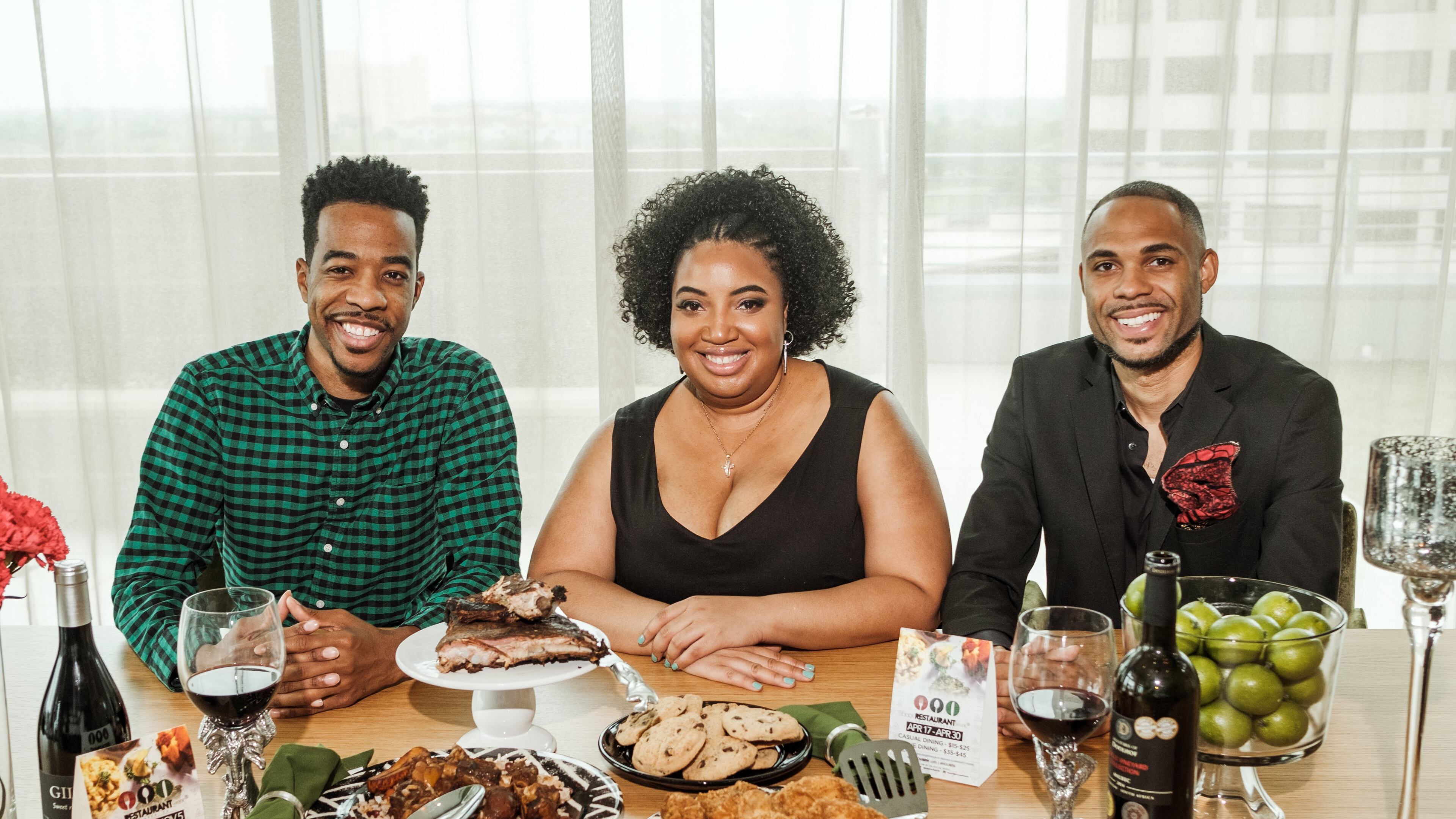 Black Restaurant Week founders (from left) Derek Robinson, Falayn Ferrell and Warren Luckett. / Courtesy of Black Restaurant Week