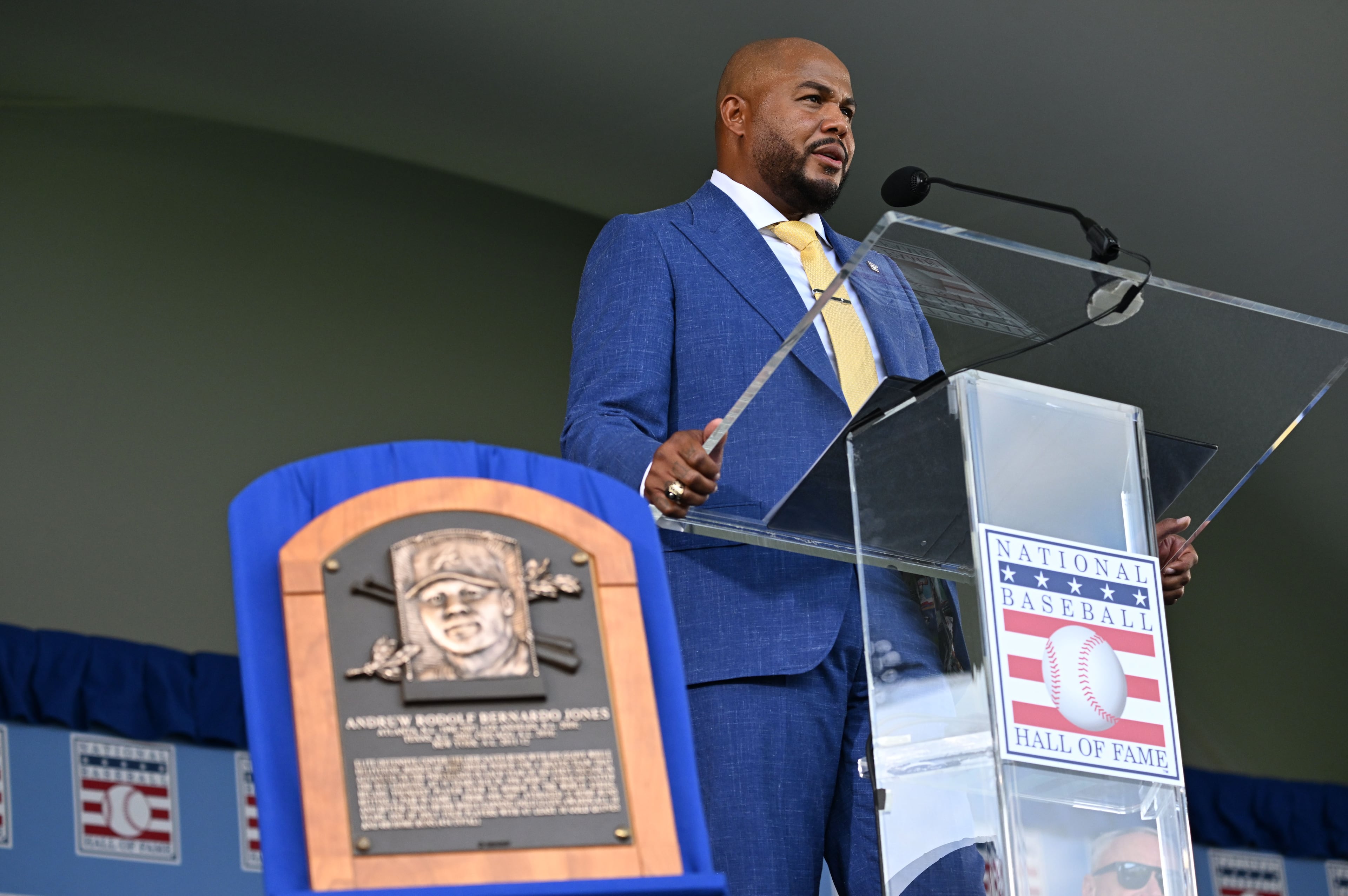 Andruw Jones inducted into Baseball Hall of Fame, Induction Ceremony