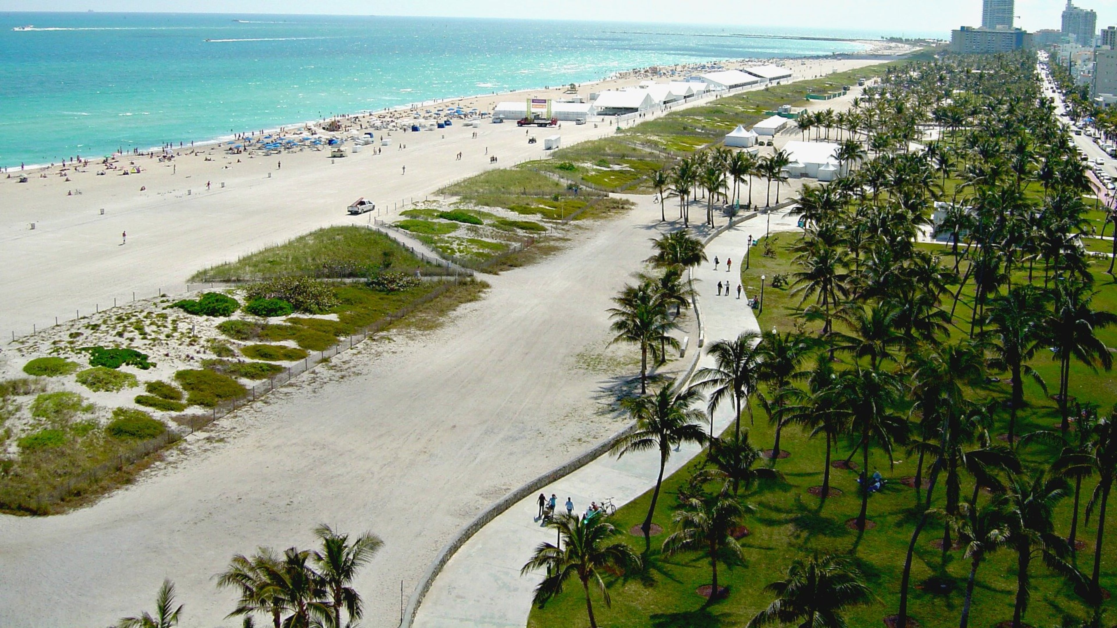 Walk or bike some of the 77 blocks of Miami’s Boardwalk extending from South Pointe Park, through the winding ocean walk on South Beach to North Beach. The 2-mile Central Beach section (21st-46th Street) has a number of nearby cafes and boutiques to stop, shop and people watch. CONTRIBUTED BY BRITT J. ROSEN