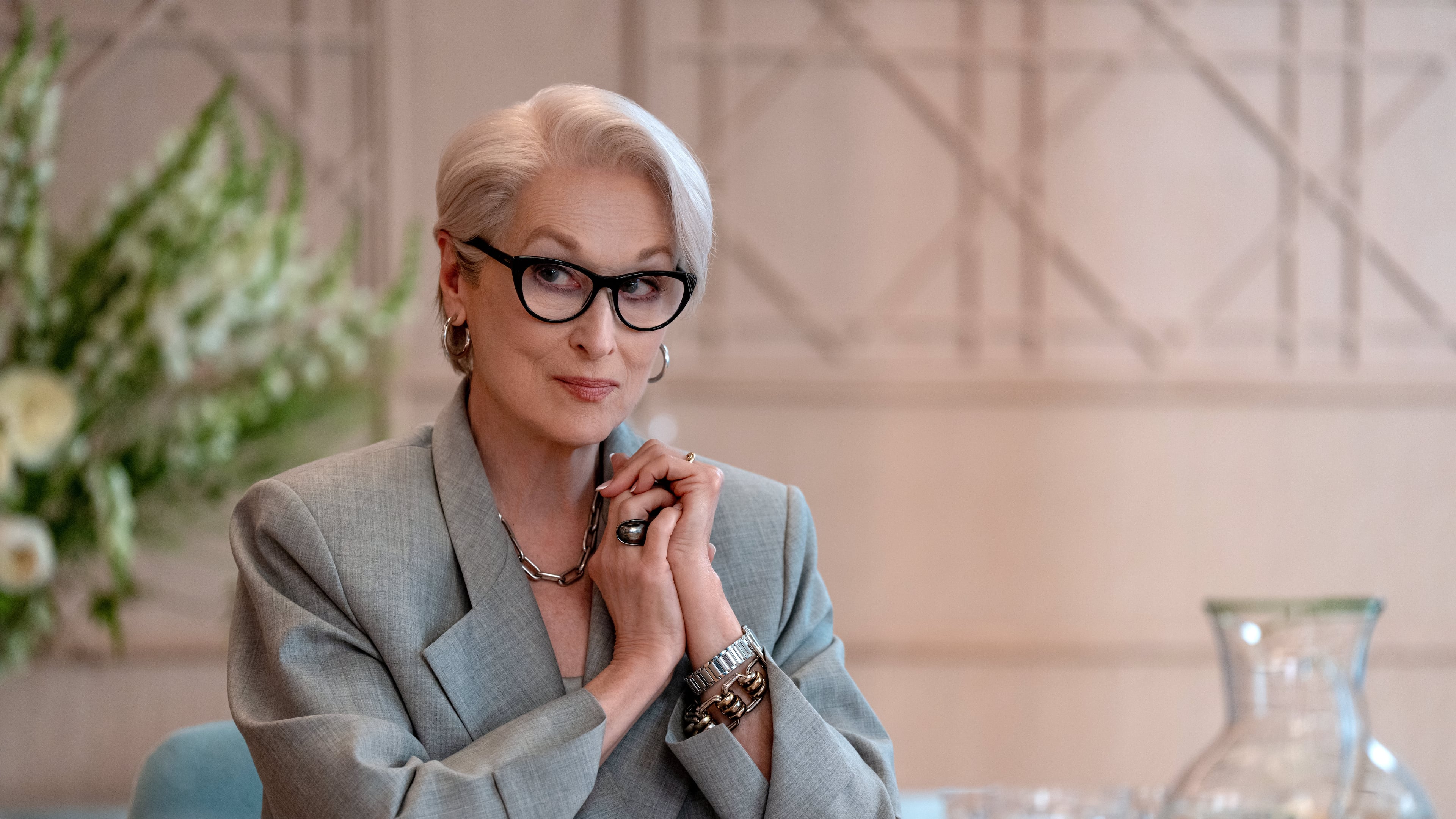 This image released by 20th Century Studios shows Meryl Streep in a scene from "The Devil Wears Prada 2." (Macall Polay/20th Century Studios via AP)