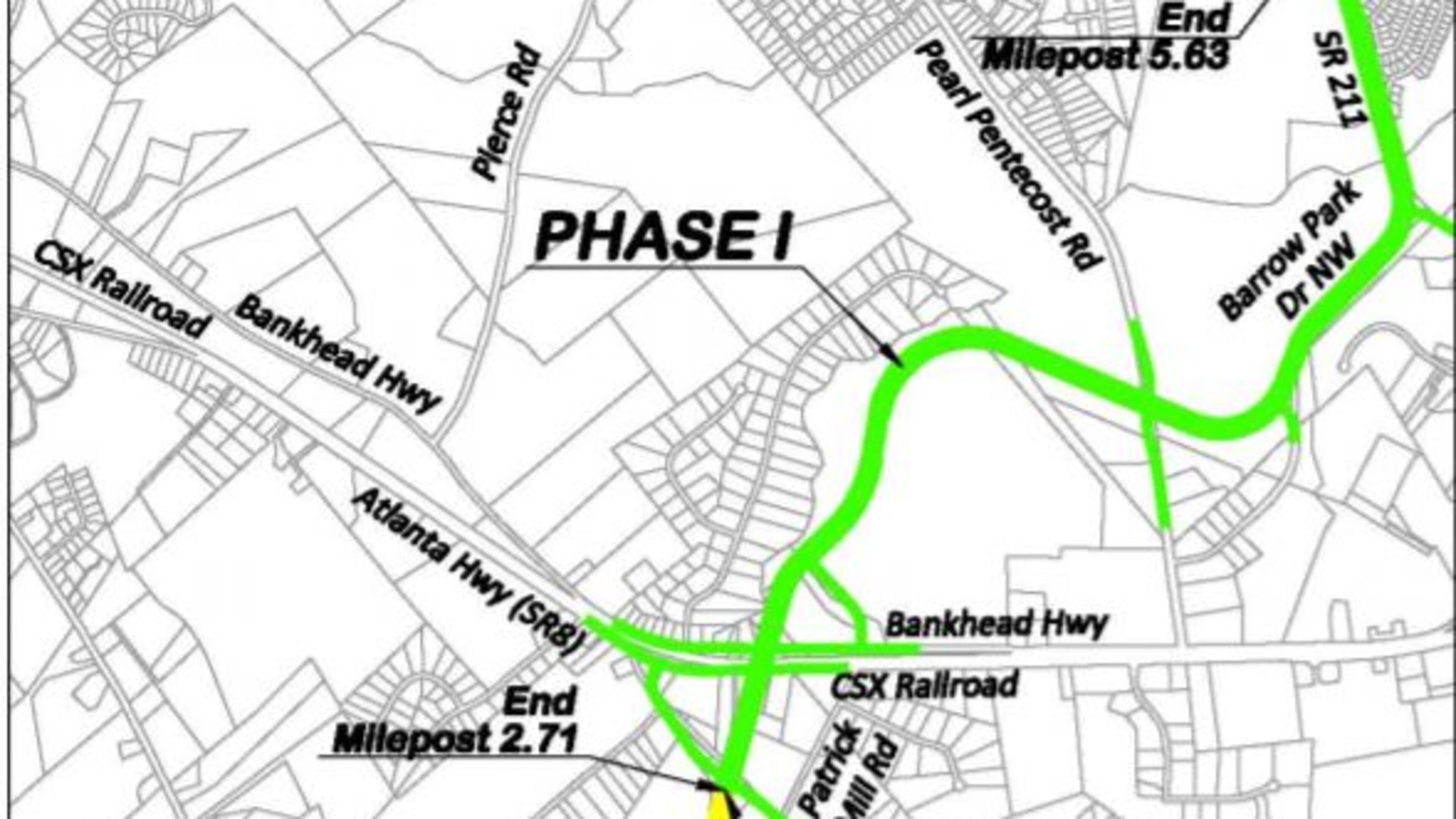 GDOT crews have opened the new, third general purpose lane on I-85 in both directions near Braselton between Exit 126 at Ga. 211 in Barrow County to Exit 129 at Ga. 53 in Jackson County. (Courtesy GDOT)