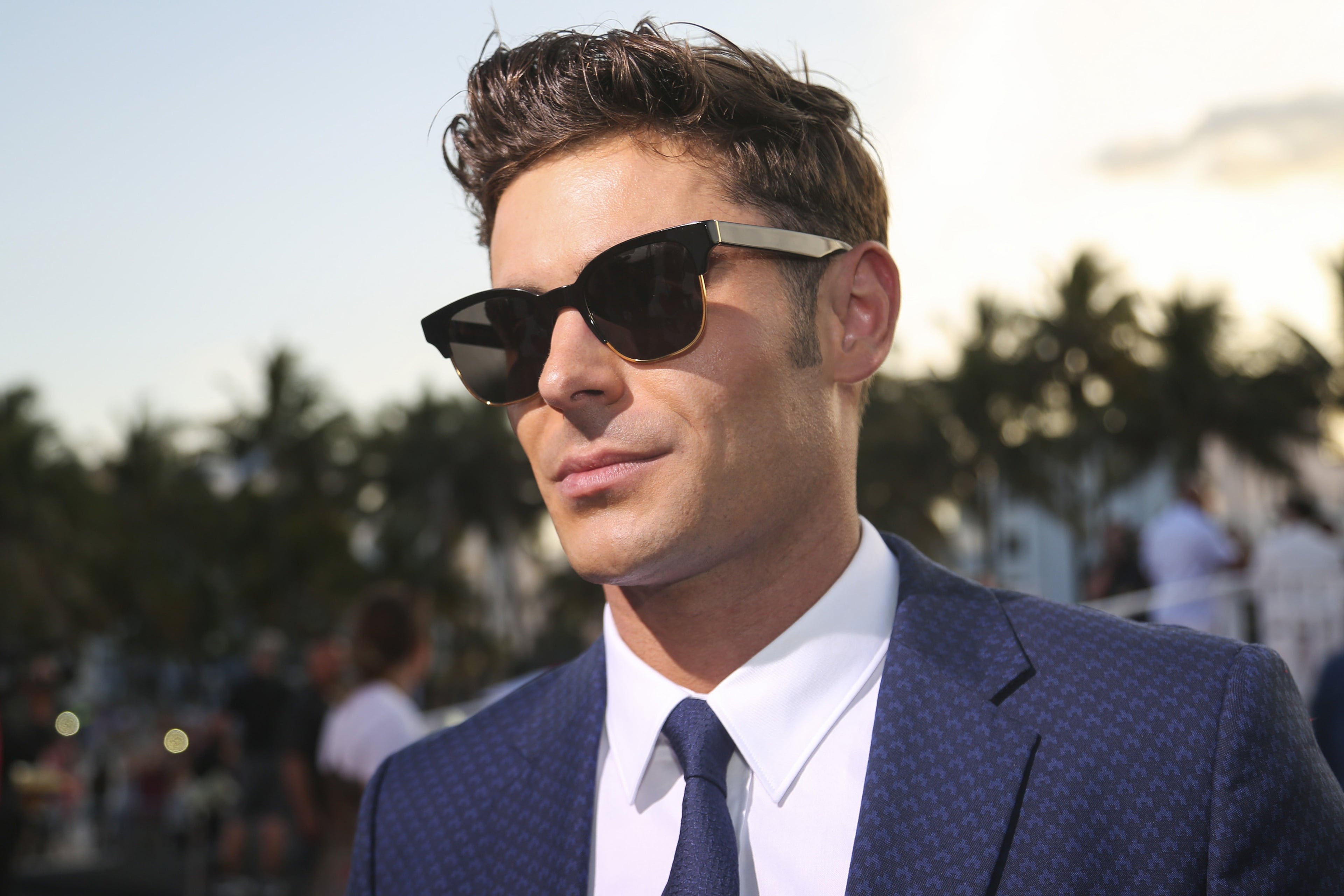 Zac Efron on the scene. Photo: Matias J. Ocner/Miami Herald/TNS