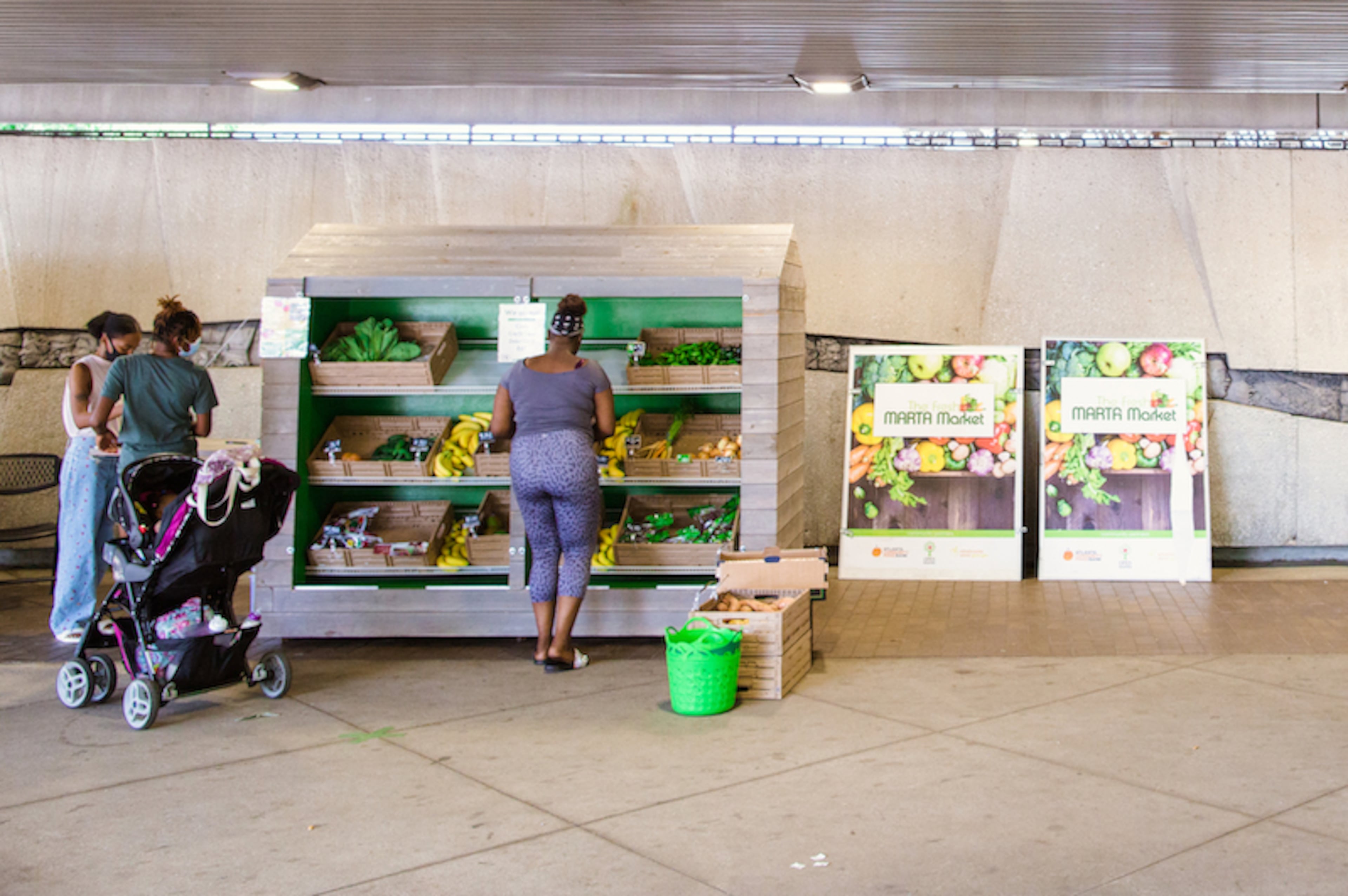 This year there are farmers markets at seven MARTA train stations.
Courtesy of Community Farmers Markets.