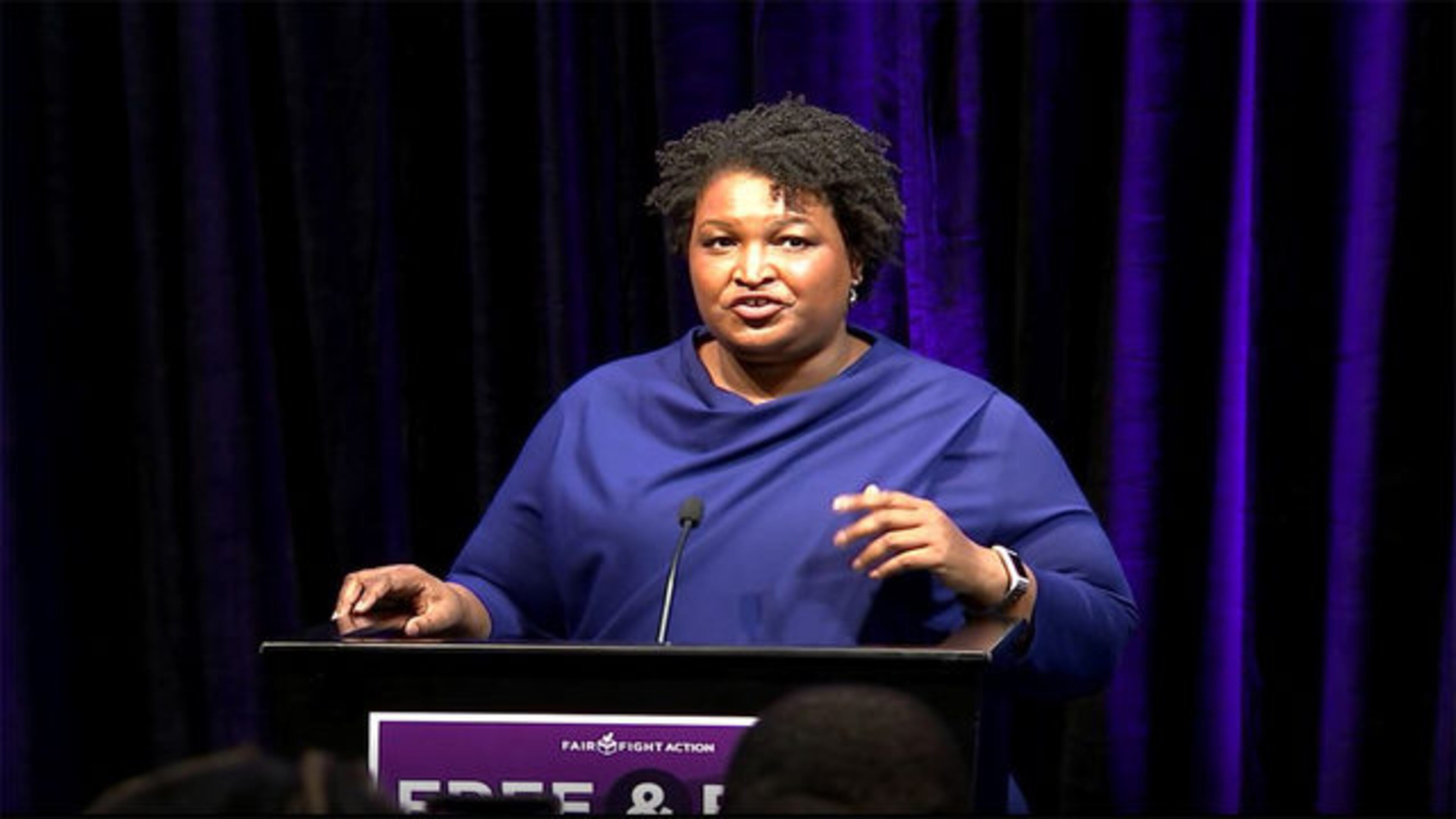 <p>Stacey Abrams elaborates on possible 2020 Senate bid during “Thank You” tour.</p>