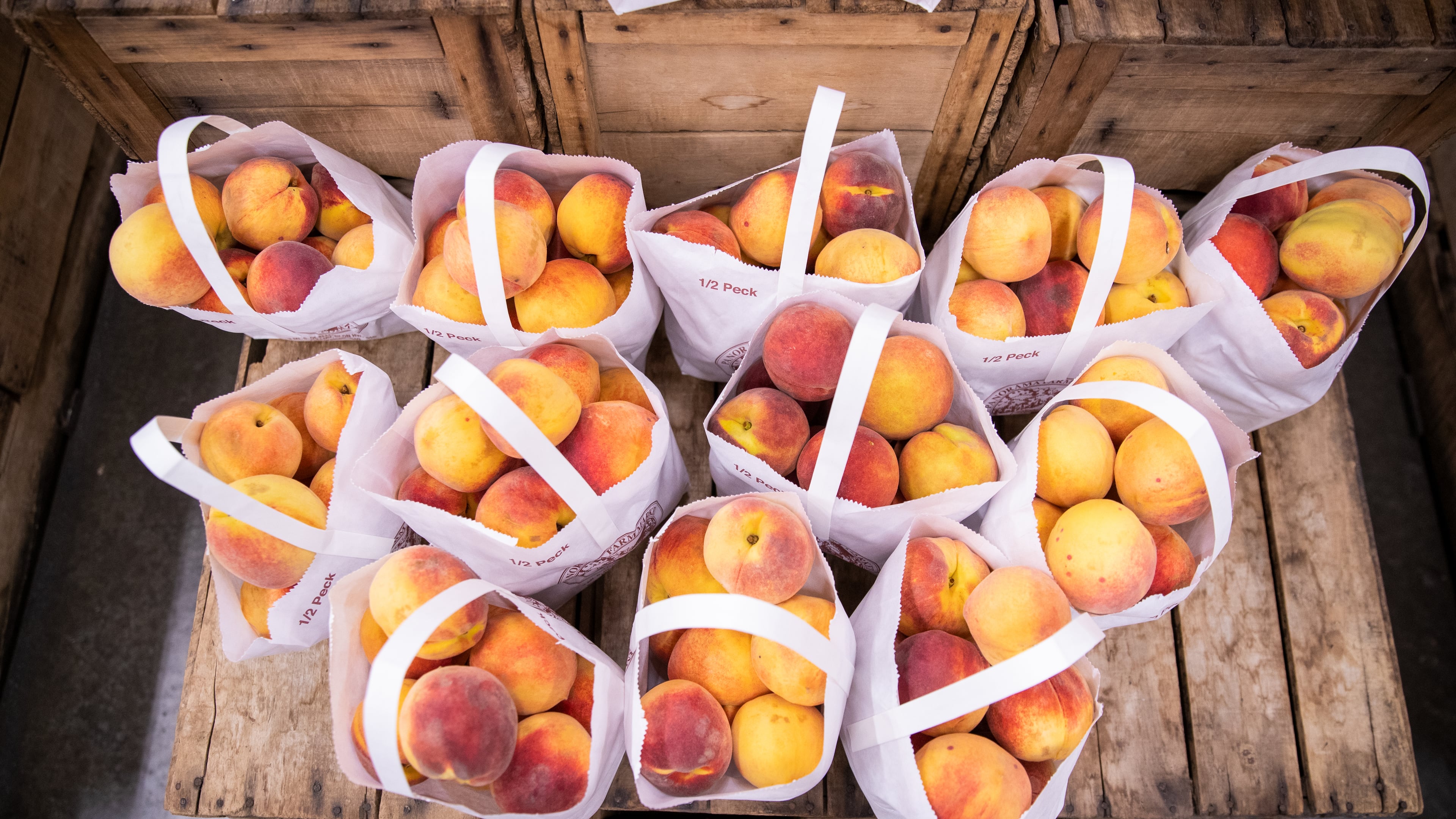 B.J. Reece Orchards in Ellijay keeps the shelves stocked year-round with seasonal produce like peaches, apples and berries. (Courtesy of Gilmer County Chamber)