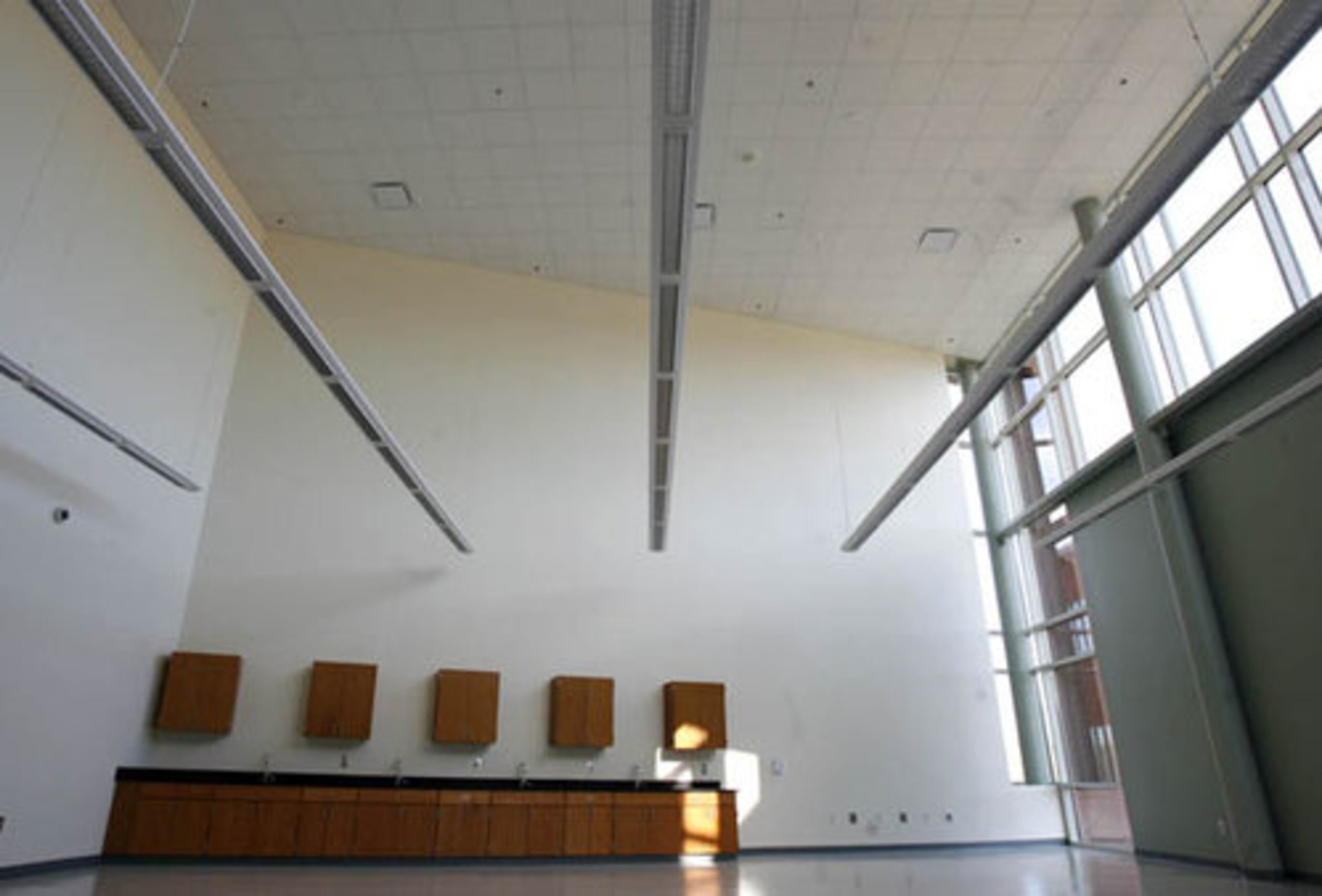 The environmental science room is one of the largest rooms at the new Arabia Mountain High School in Lithonia. It's one of Georgia's first public school campuses certified under a national rating system for environmental construction.