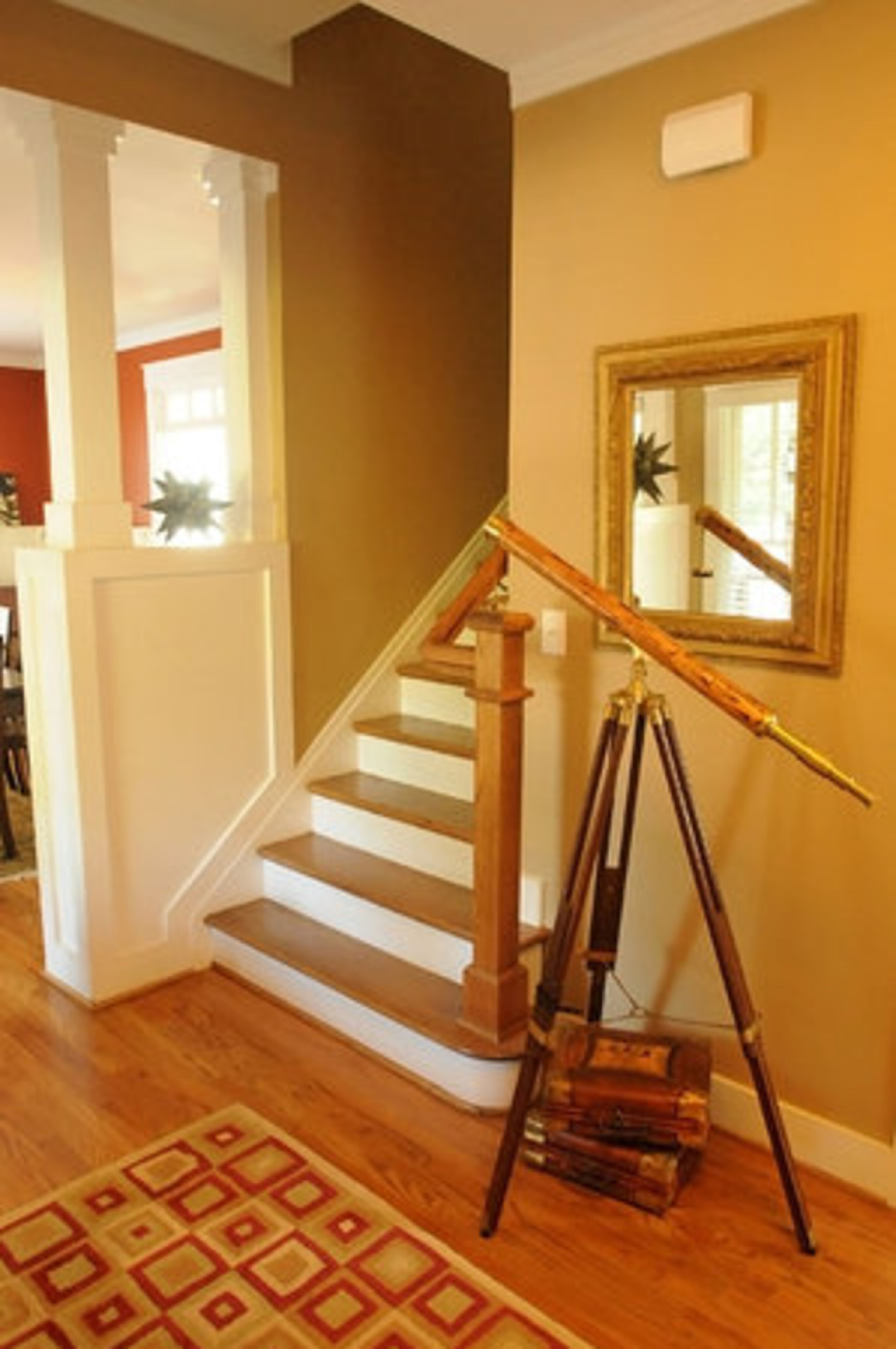 The home boasted surprises such as transoms above the interior doorways and thick moldings. "Whenever everything is a little bit more detailed, and the molding is bigger and the door frames seem to be bulkier, it gives you that very homey feel," said Graham.