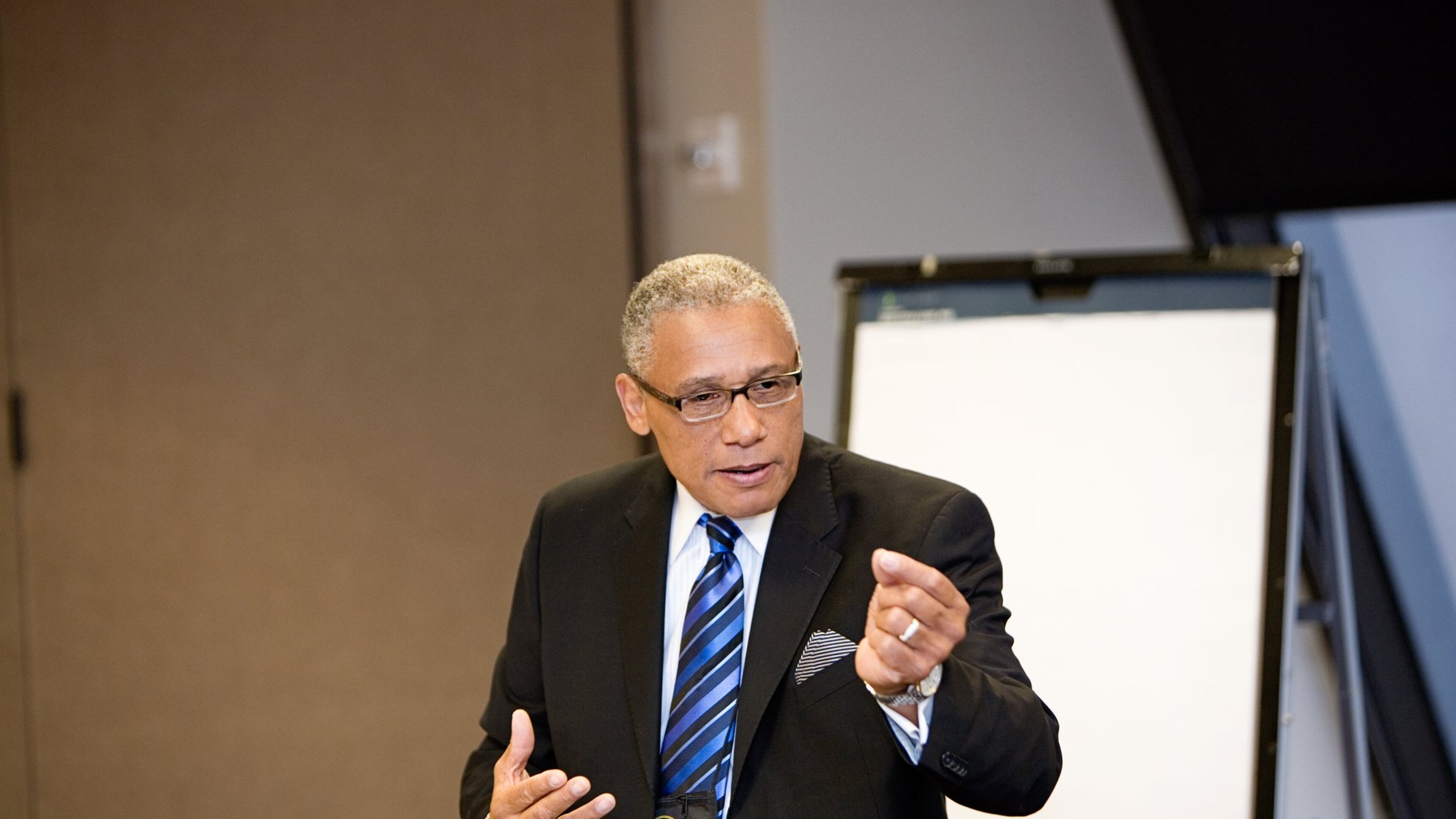 Author and public speaker Carlton Young has advanced to the Toastmasters World Championship, to be held Aug. 23-26 in Vancouver, Canada. FLOYD BLACKETT PHOTOGRAPHY
