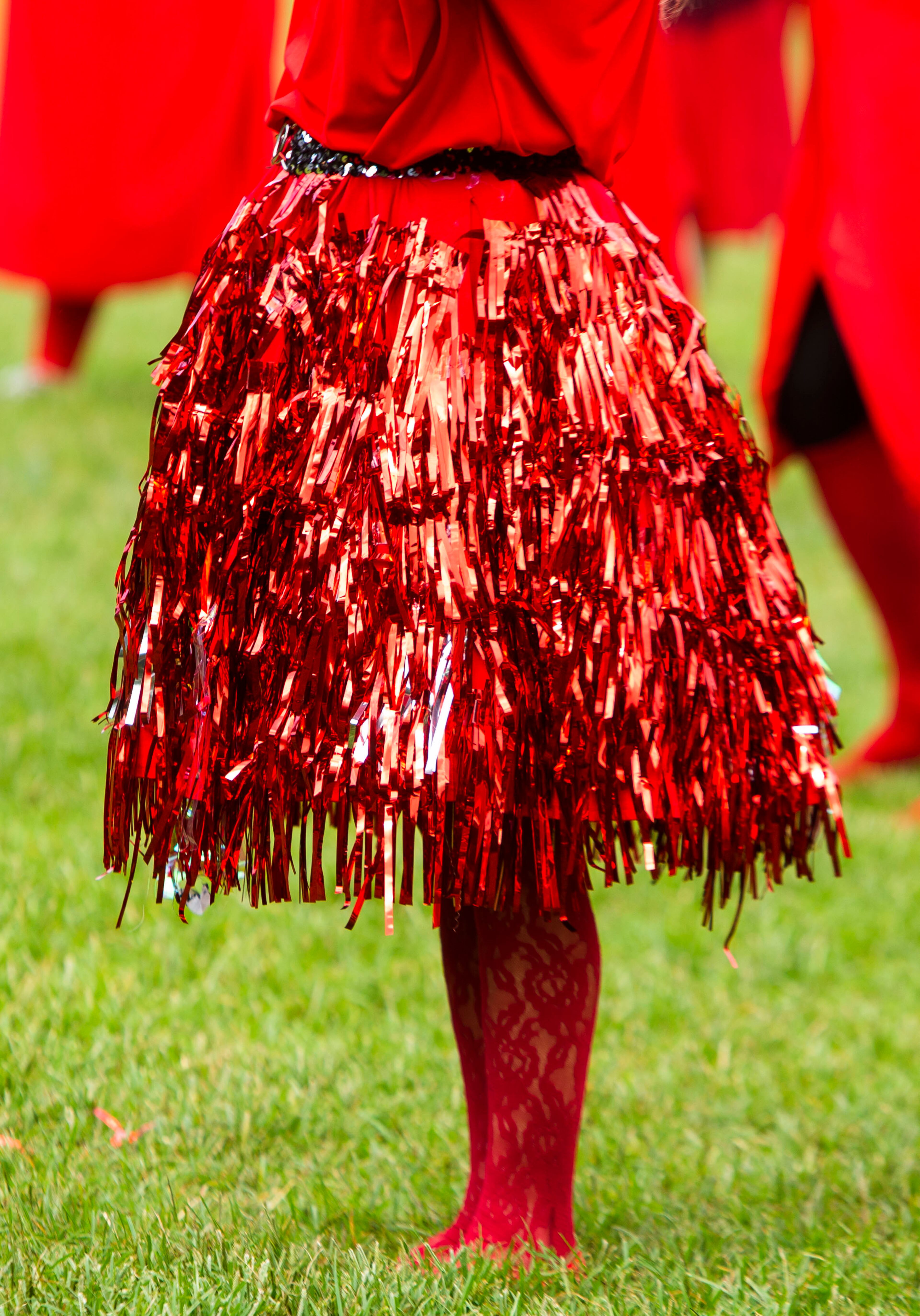 Stephanie Cassatt waits in place for the starting cue for a group dance to celebrate the seventh annual international "Most Wuthering Heights Day Ever," on Saturday, July 30, 2022, in Candler Park in Atlanta. The event celebrates Kate Bush's 1978 song "Wuthering Heights" with events in more than 40 cities around the world. CHRISTINA MATACOTTA FOR THE ATLANTA JOURNAL-CONSTITUTION
