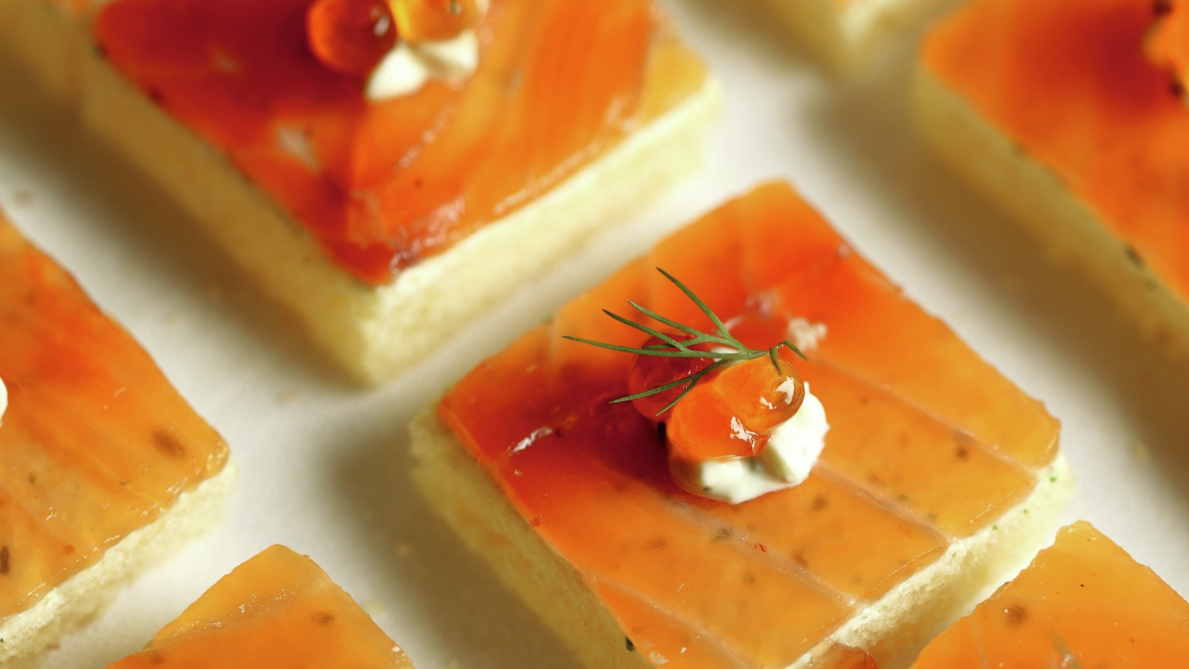 Smoked salmon and cavier. (Ben Rose)