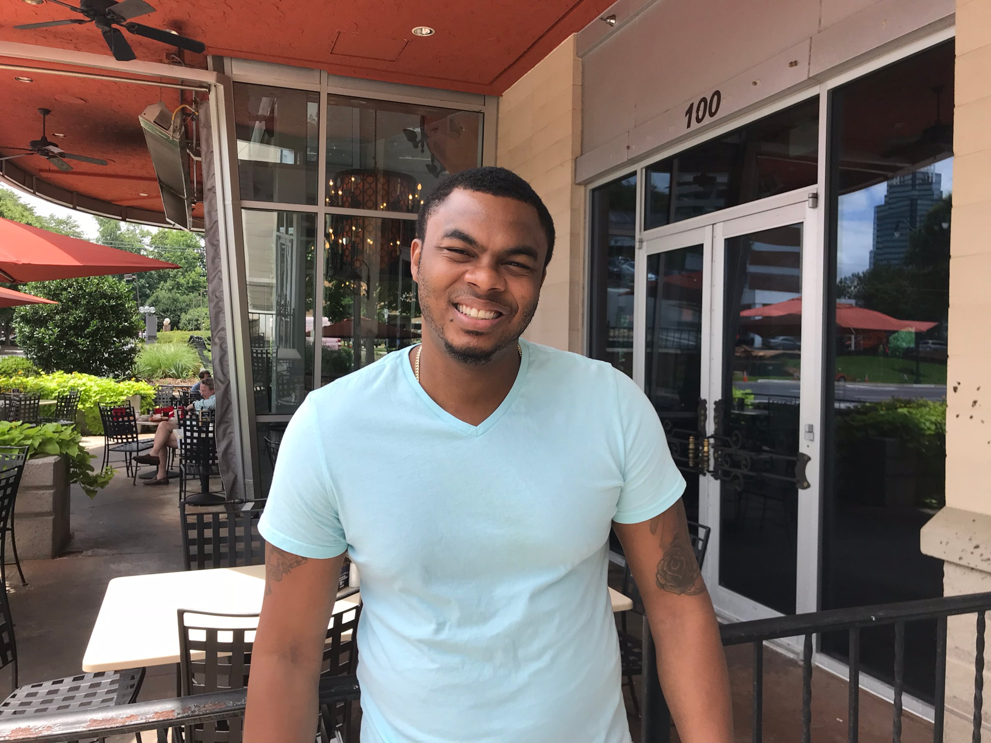 Moe Mitchell, the only Black fulltime co-host on "The Bert Show," left this year with no explanation given. (Rodney Ho/AJC)