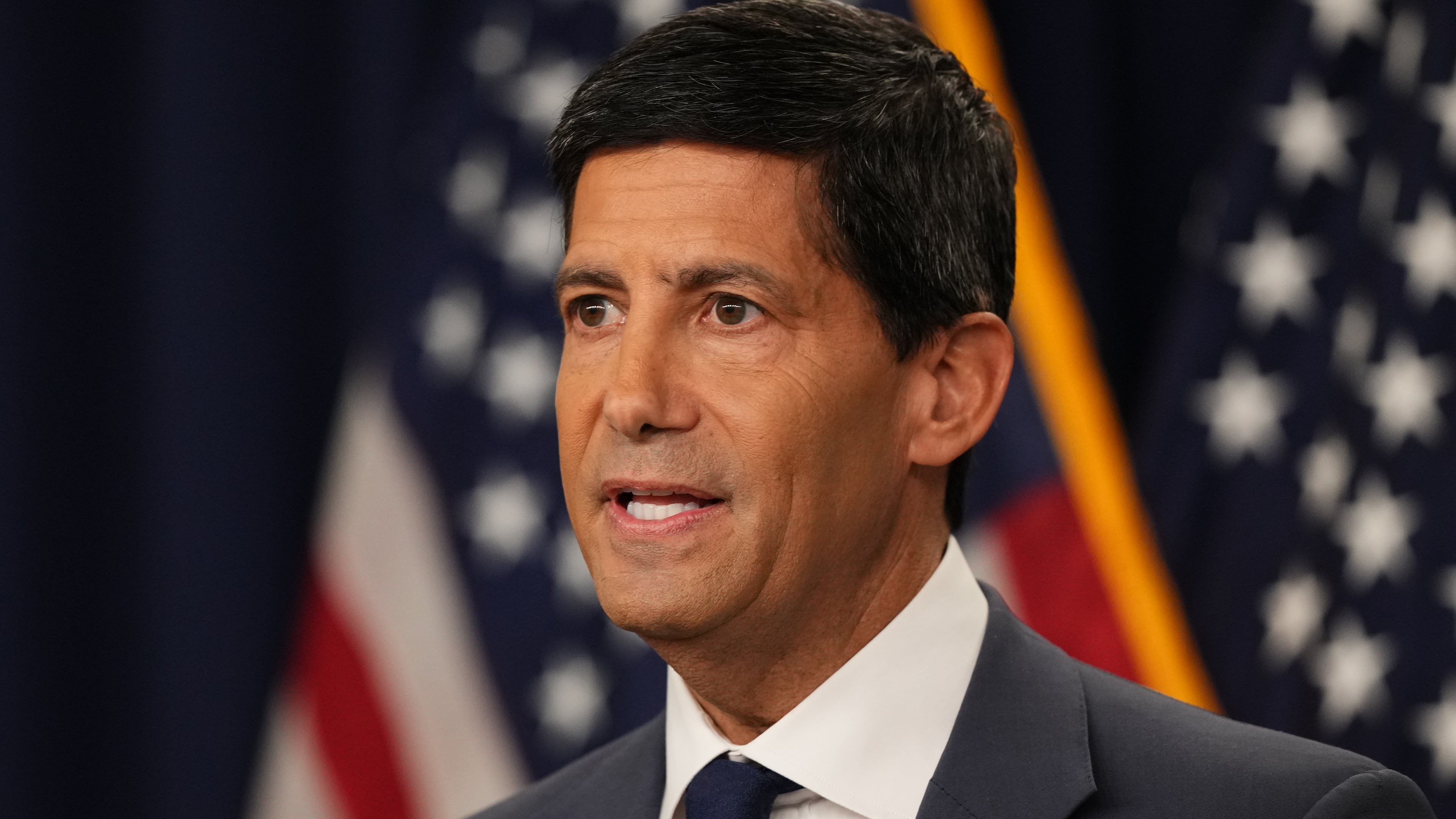 Federal Reserve Board Chairman Kevin Warsh speaks during a news conference at the Federal Reserve, Wednesday, Oct. 28, 2026, in Washington. (AP Photo/Julia Demaree Nikhinson)