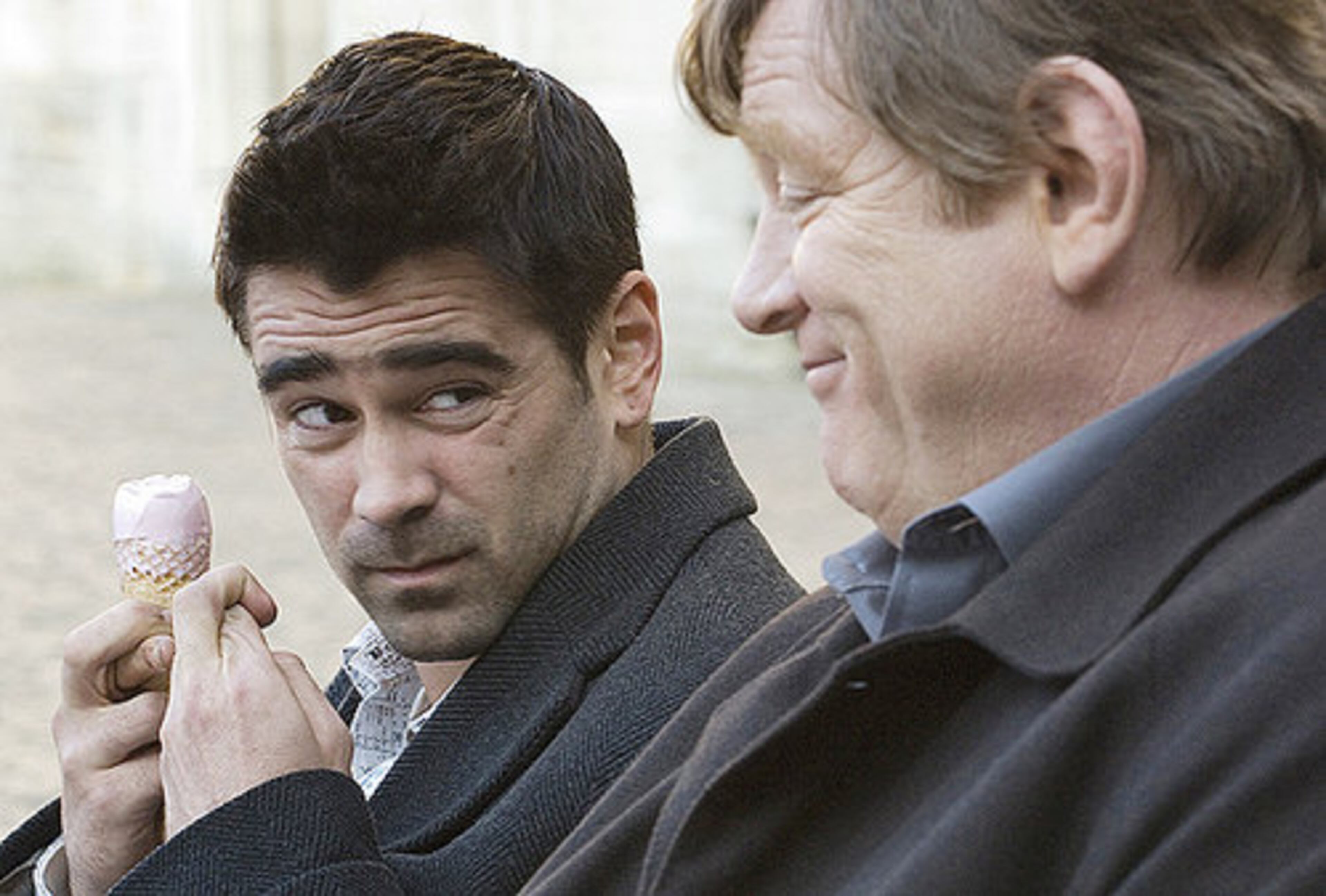 Colin Farrell, left, and Brendan Gleeson were both nominated for Best Actor in a Comedy/Musical film for their work in 'In Bruges,' which was also nominated for Best Comedy/Musical.