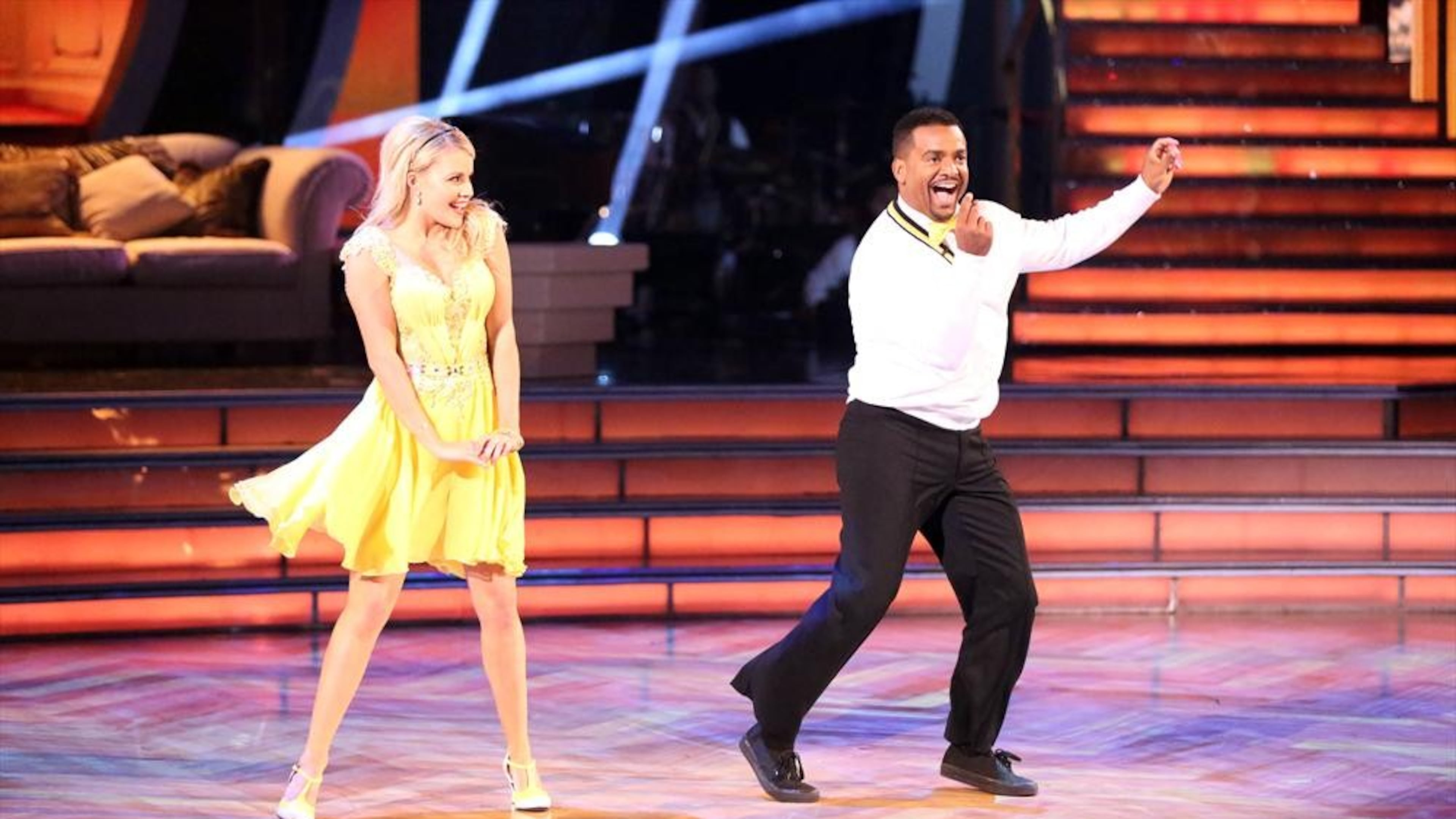 DANCING WITH THE STARS - "Episode 1904" - The 10 remaining celebrities danced to songs commemorating their most memorable year on MONDAY, OCTOBER 6 (8:00-10:01 p.m., ET), on the ABC Television Network. Each couple danced to a song of the celebrity's choosing that encompassed a memorable time or experience in their life. (ABC/Adam Taylor) WITNEY CARSON, ALFONSO RIBEIRO Alfonso Ribeiro was a deserved winner of "Dancing With the Stars." CREDIT: ABC