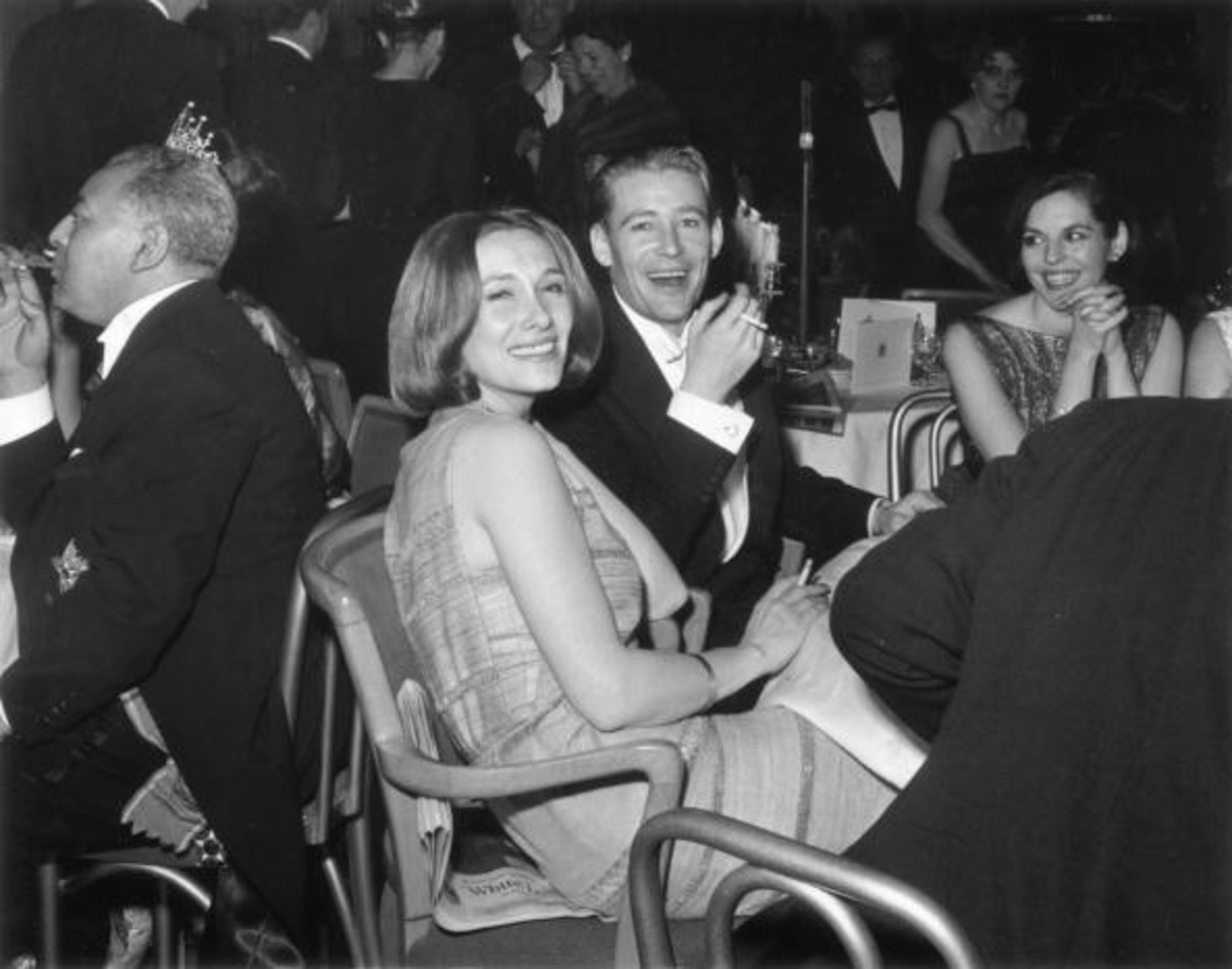 Welsh actress Sian Phillips with her husband Peter O'Toole. (Photo by Sydney O'Meara/Getty Images)