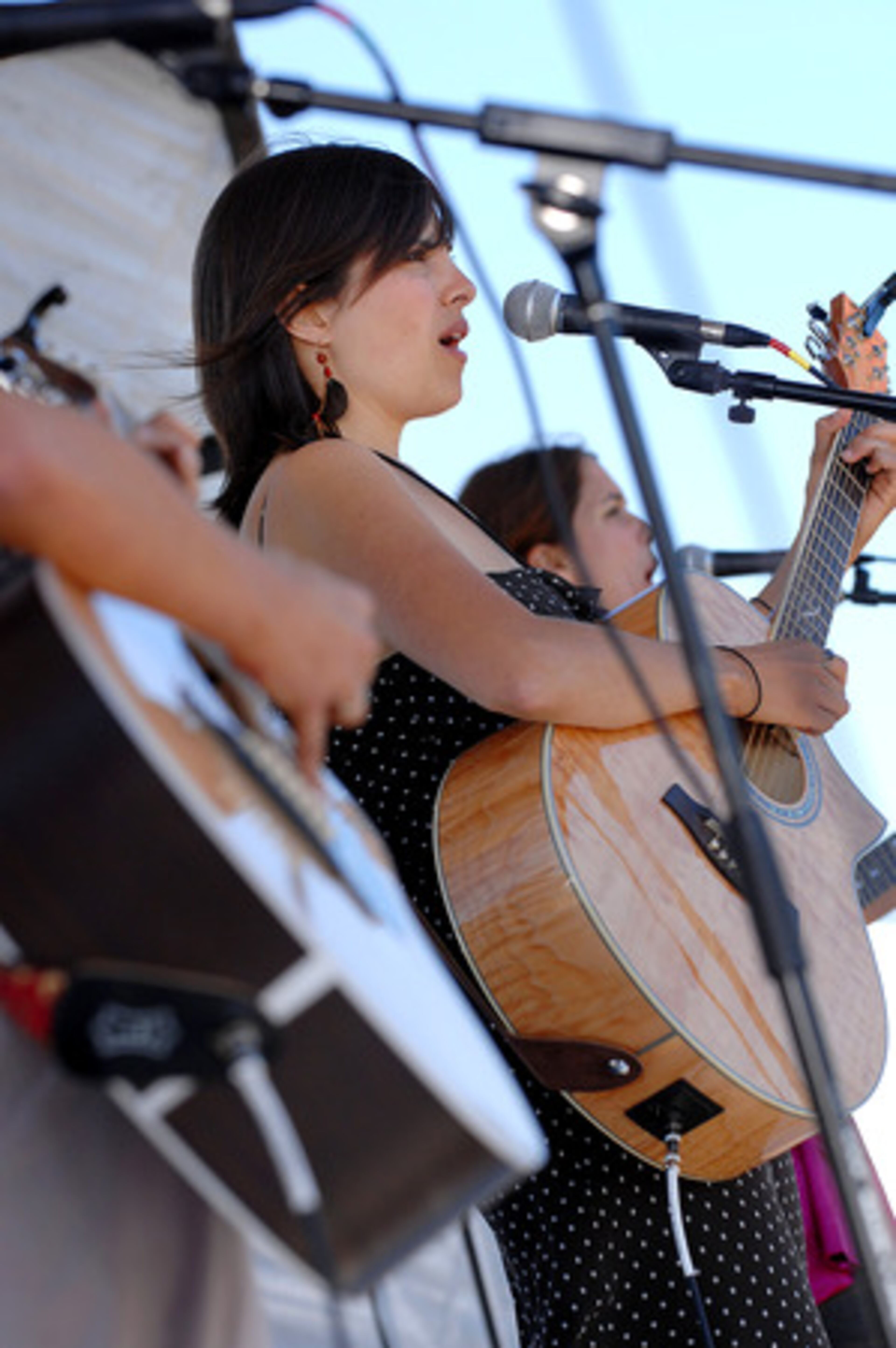 Molly Reed performs with the all-girl acoustic country-folk band Barrel House.