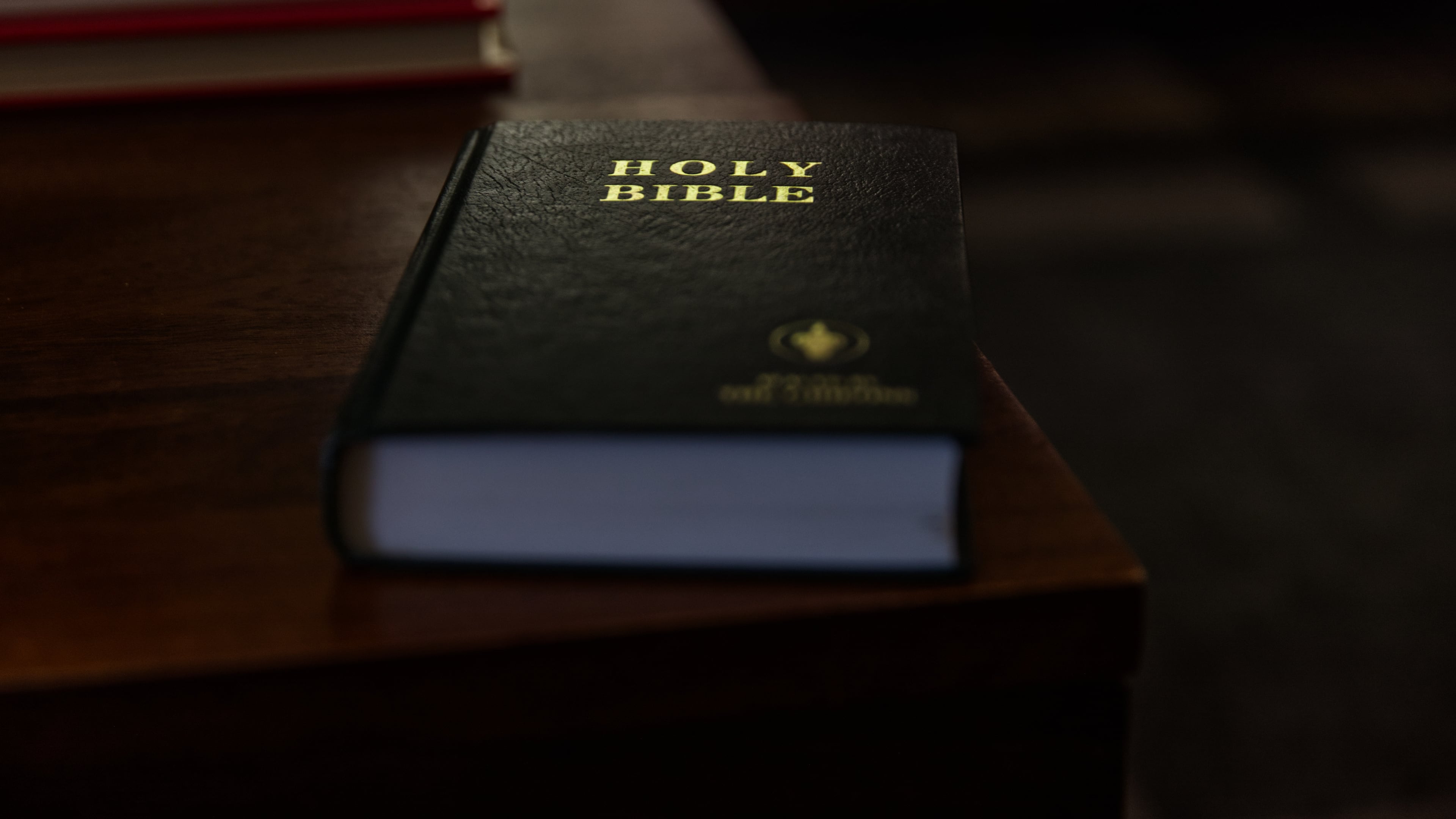 A Gideon Bible sits on a table in Phoenix, Sunday Aug. 23, 2026. (AP Photo/Dario Lopez-Mills)