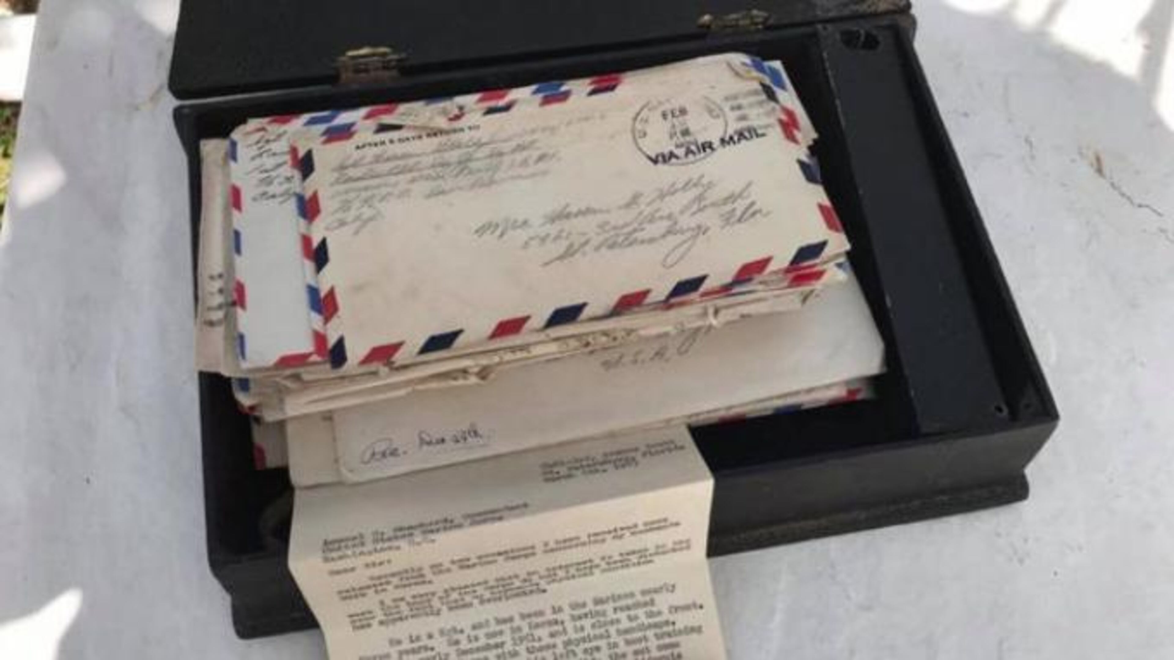 The wartime letters between Sgt. Warren Holly and his sweetheart, Jean Holly, are dated more than 60 years ago.