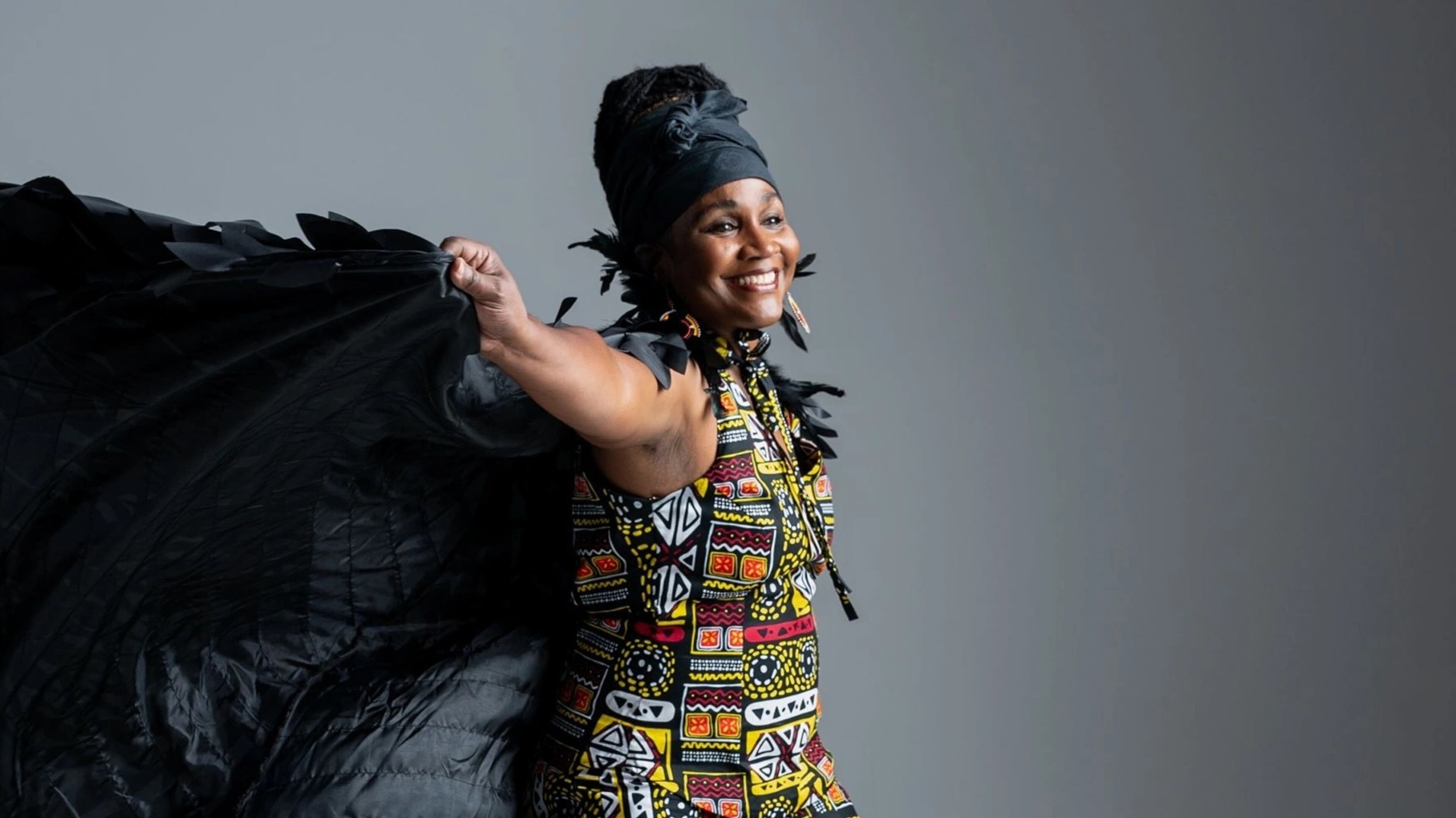 Omelika Kuumba performs "Soaring High" at ArtsXchange on Nov. 16.