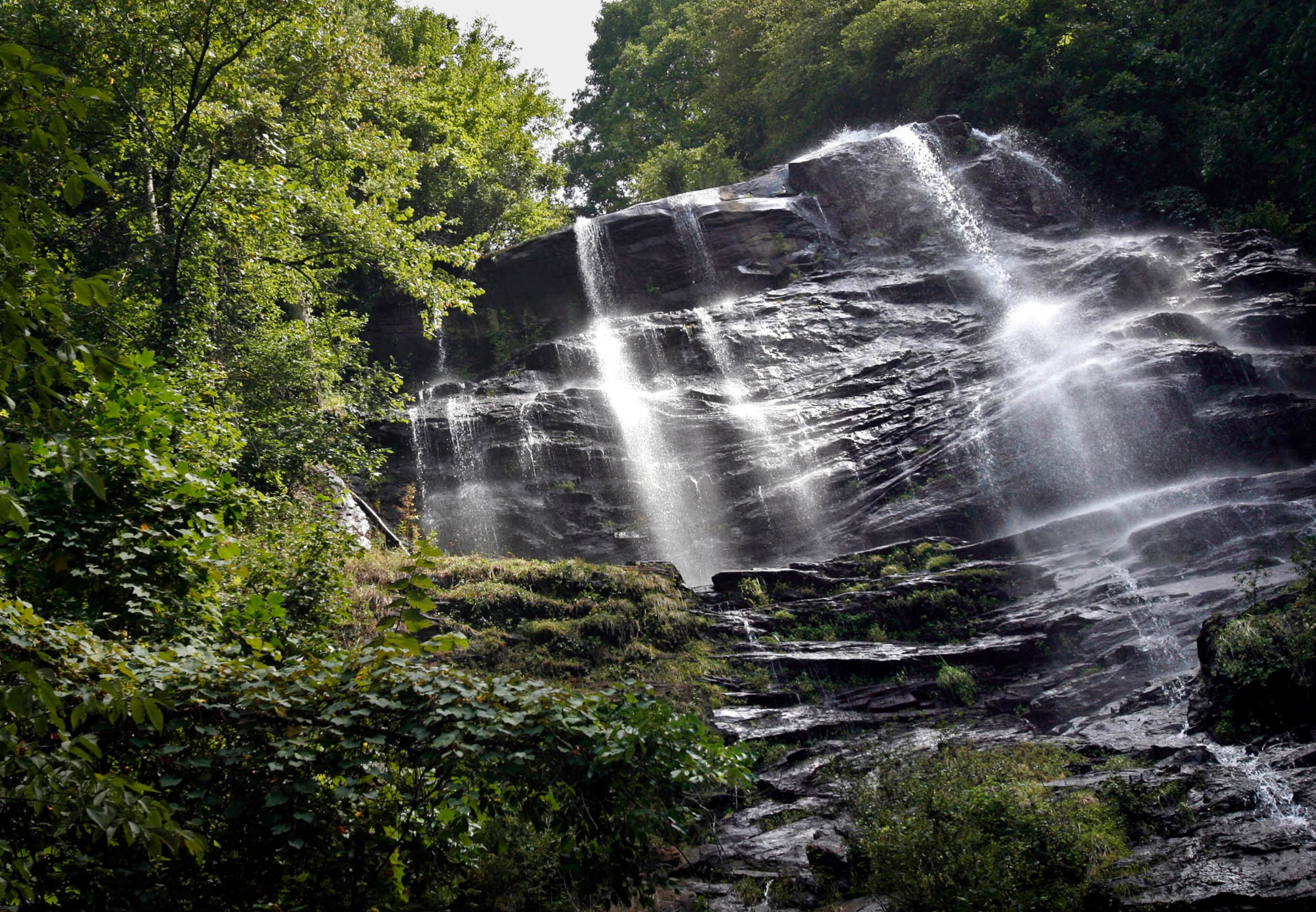 Amicalola Falls is the tallest cascading waterfall in the Southeast.