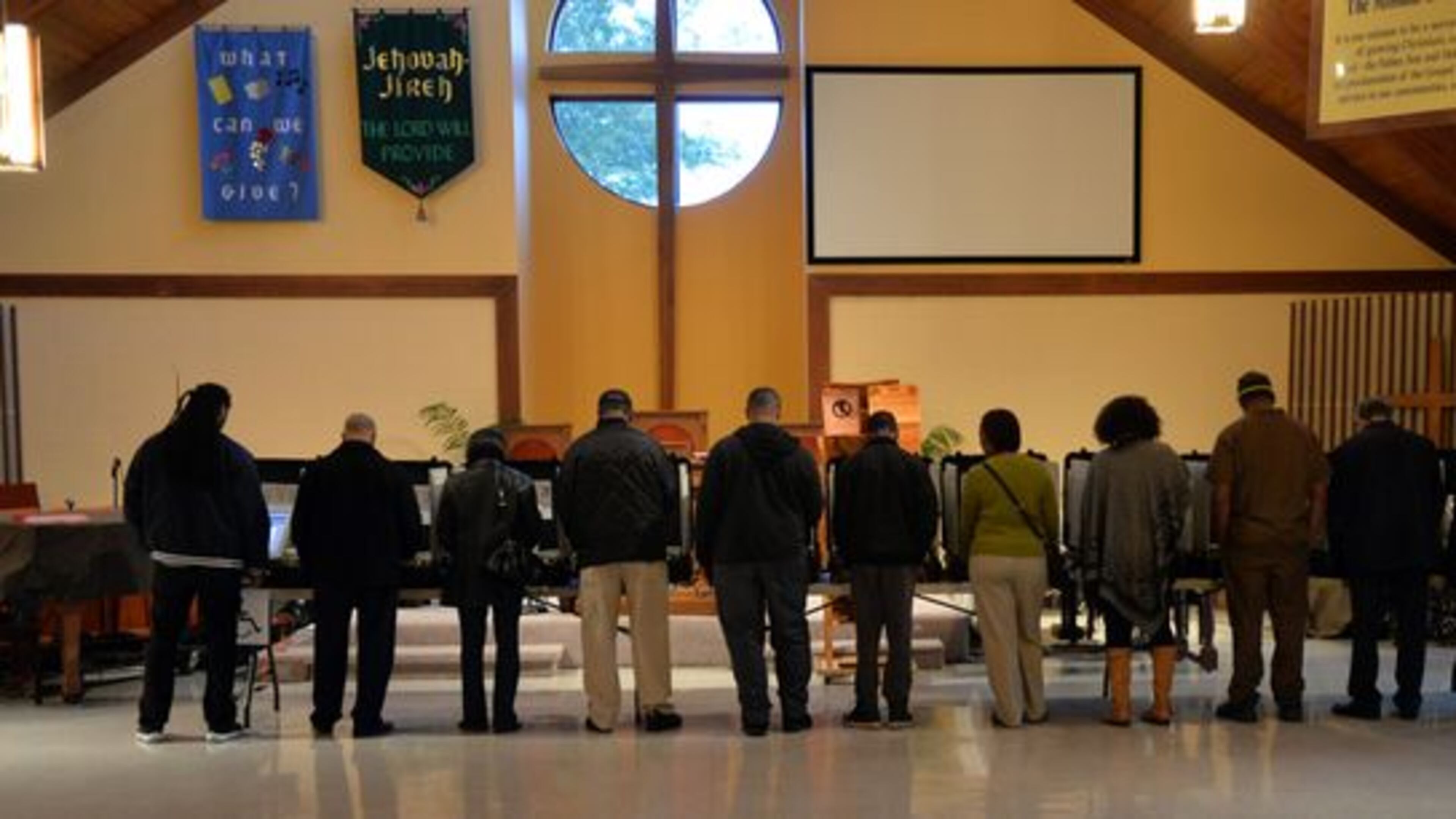 Voters cast their ballots in Stone Mountain on Election Day 2014. (AJC Photo / Kent D. Johnson)