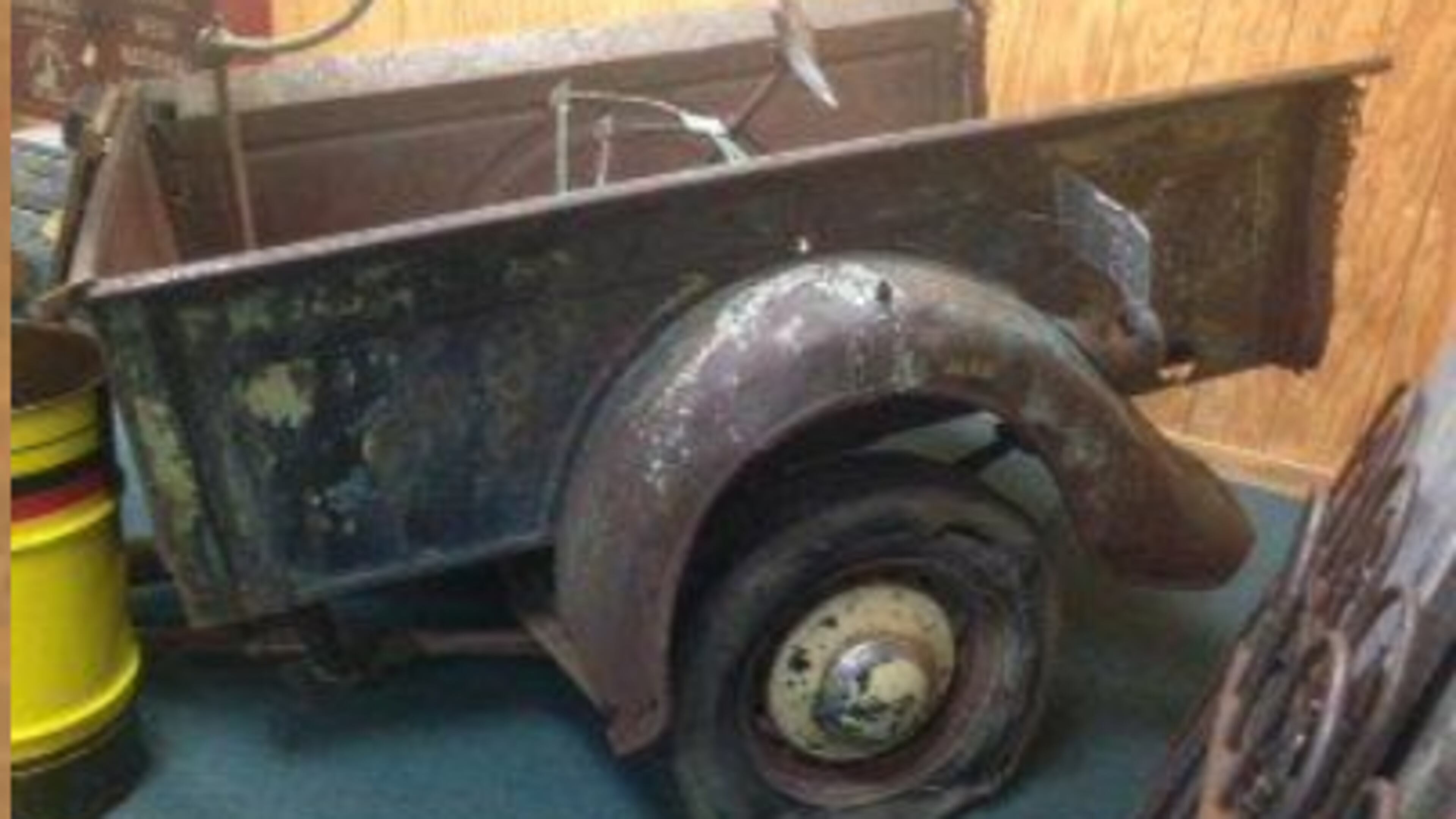 Movie and TV production types are regulars at Biggar Antiques, where the prop inventory includes this "rustic back end of a pickup truck." In Chamblee for over 40 years, Biggar Antiques is now looking to move to a new, bigger location in large part because of Georgia's robust filming industry. Photo from www.biggarantiques.com