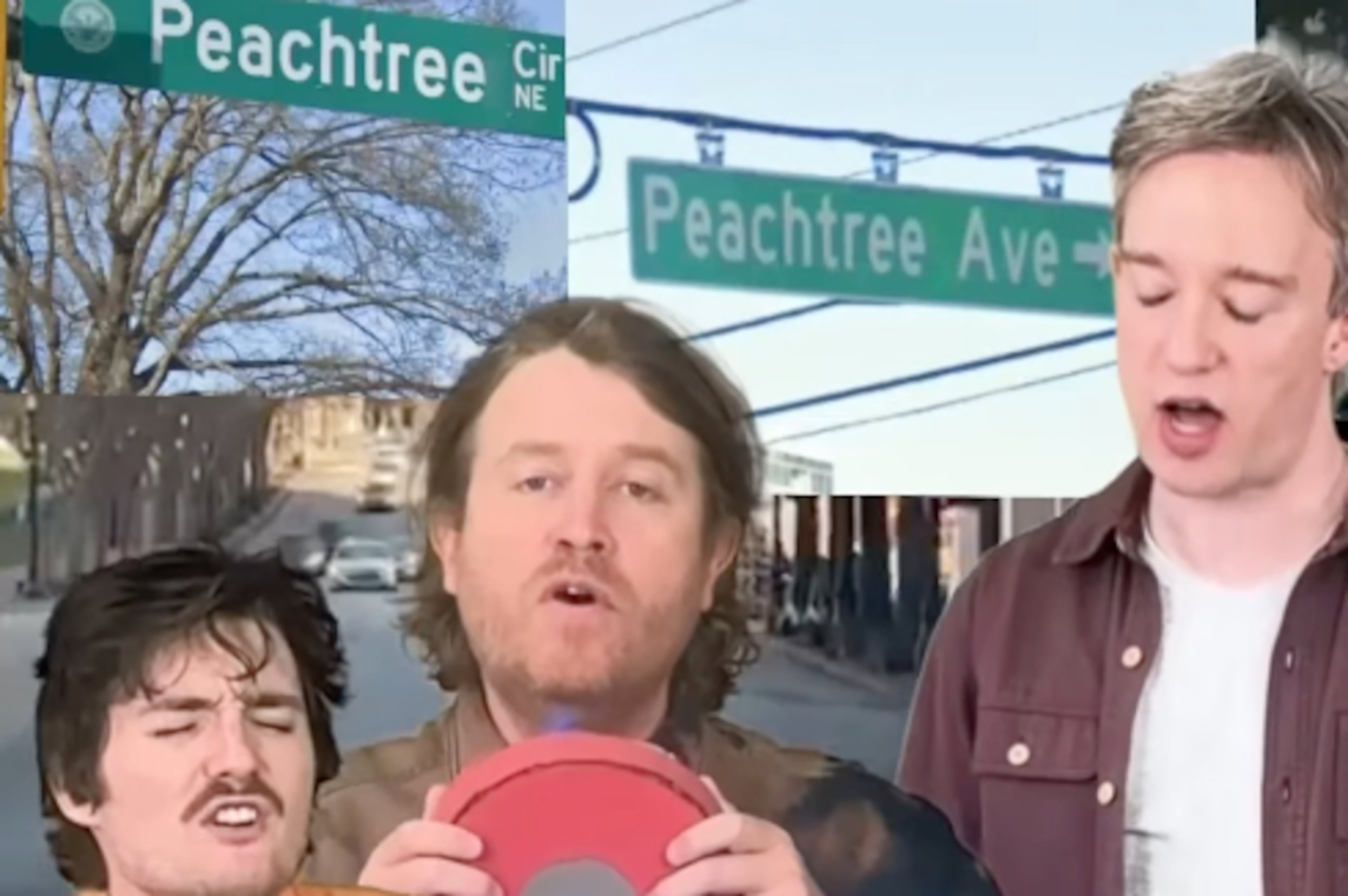 New York City-based group the Gregory Brothers have gone viral with a short song, “71 Peachtrees (Lost In Atlanta),” which they made after comments from Atlantans saying they should sing about all the confusing variations of roads with “Peachtree” in the name. (Instagram screengrab from @gregorybrothers)