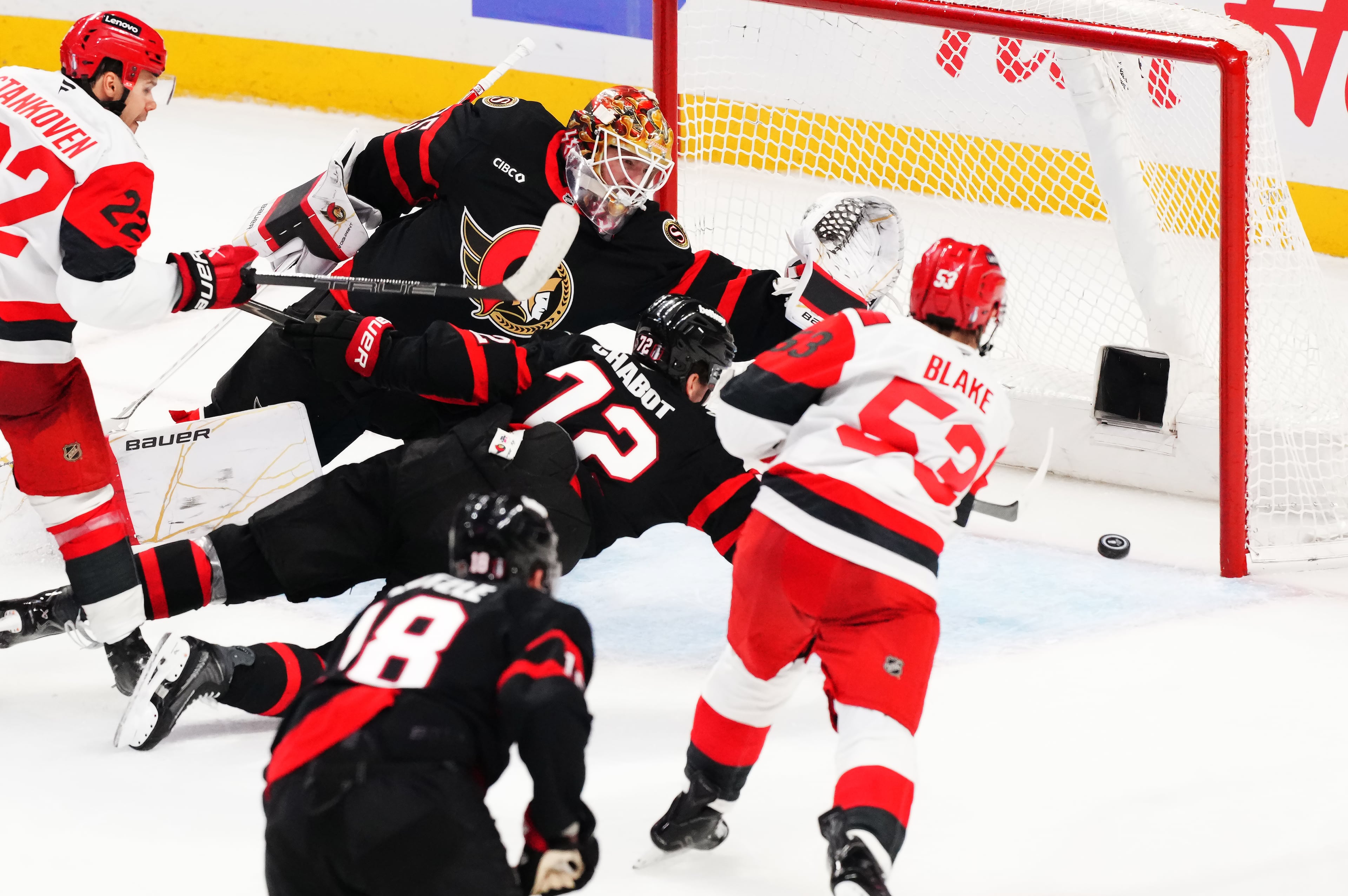 Hurricanes Senators Hockey