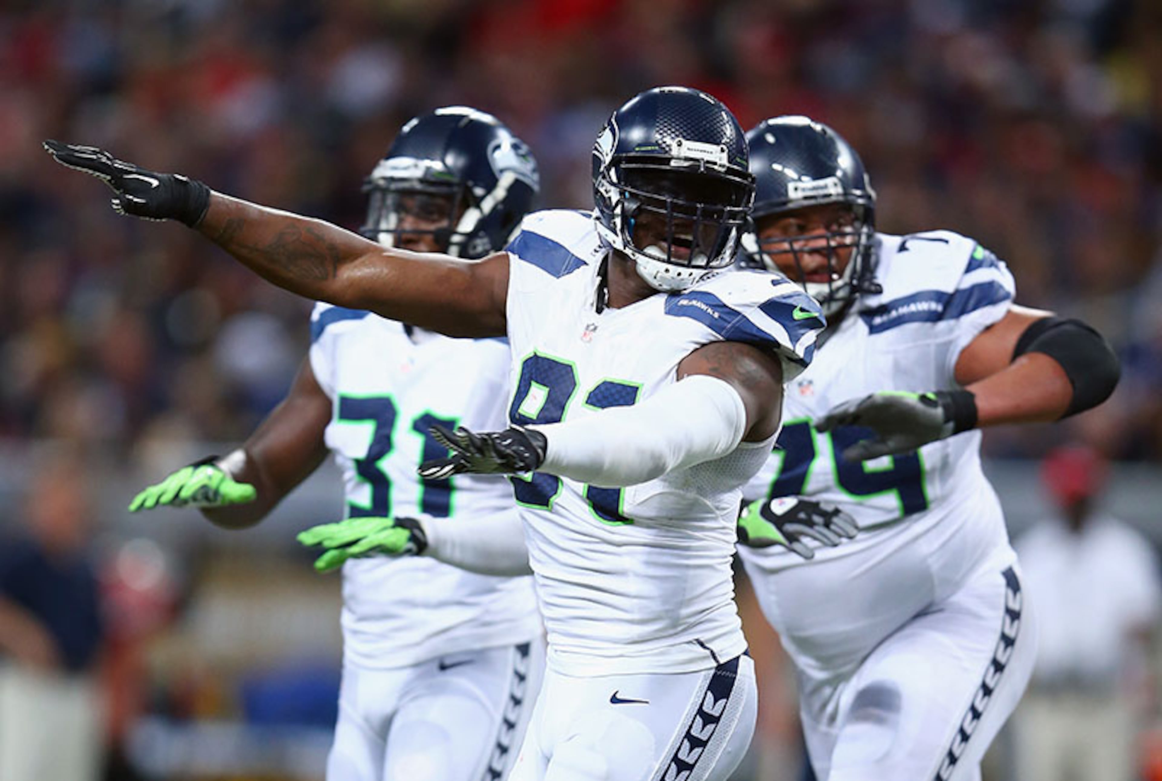 Christopher Clemons, DE, Seattle Seahawks: Clemons has 24 tackles and 4.5 sacks this season. He played college football at Georgia.