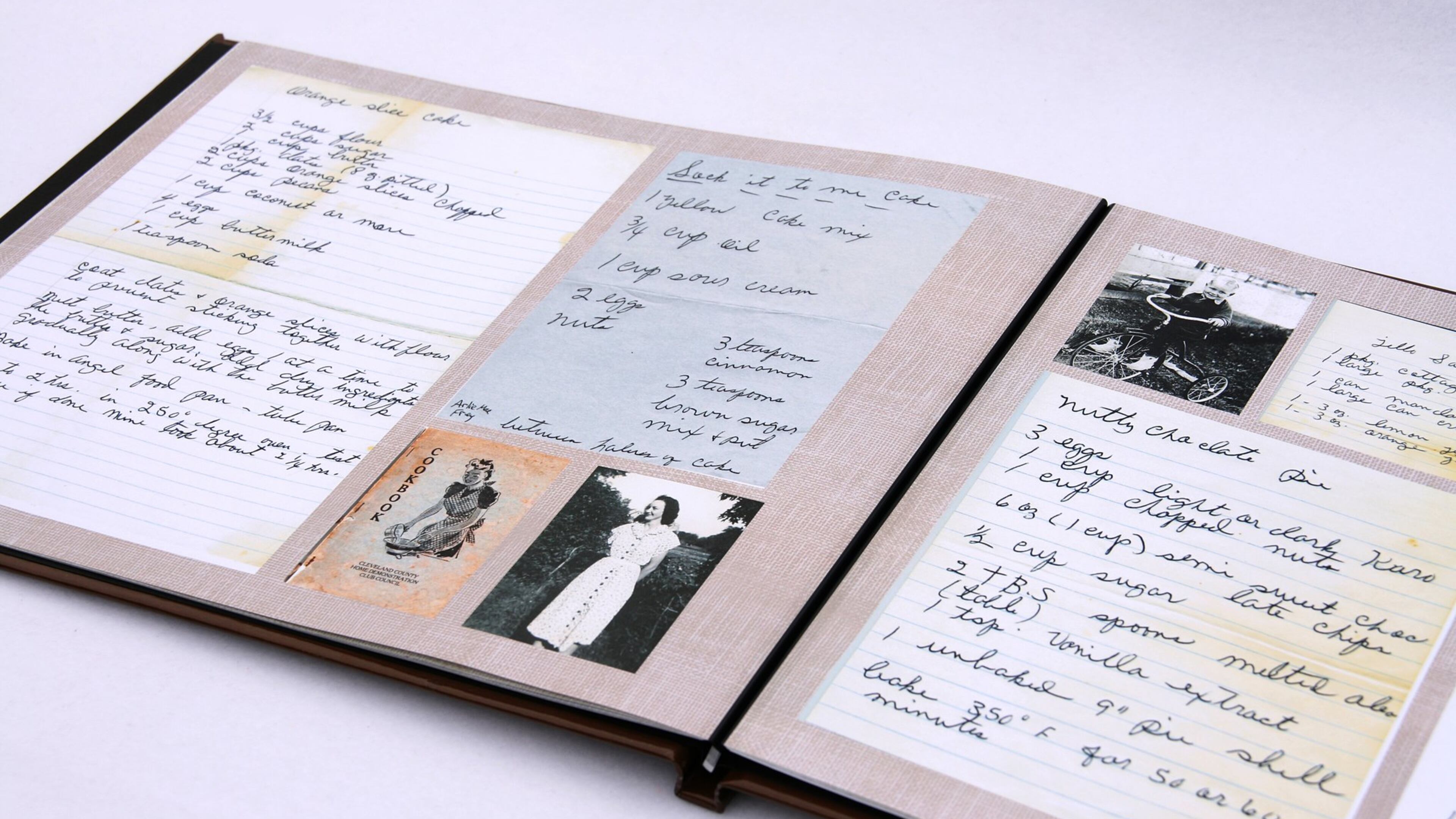 Preserving recipes can be as simple as saving a digital image of a recipe or as intricate as creating a family recipe book such as this one that author and archivist Valerie J. Frey created using online photo service Snapfish. CONTRIBUTED BY VALERIE J. FREY