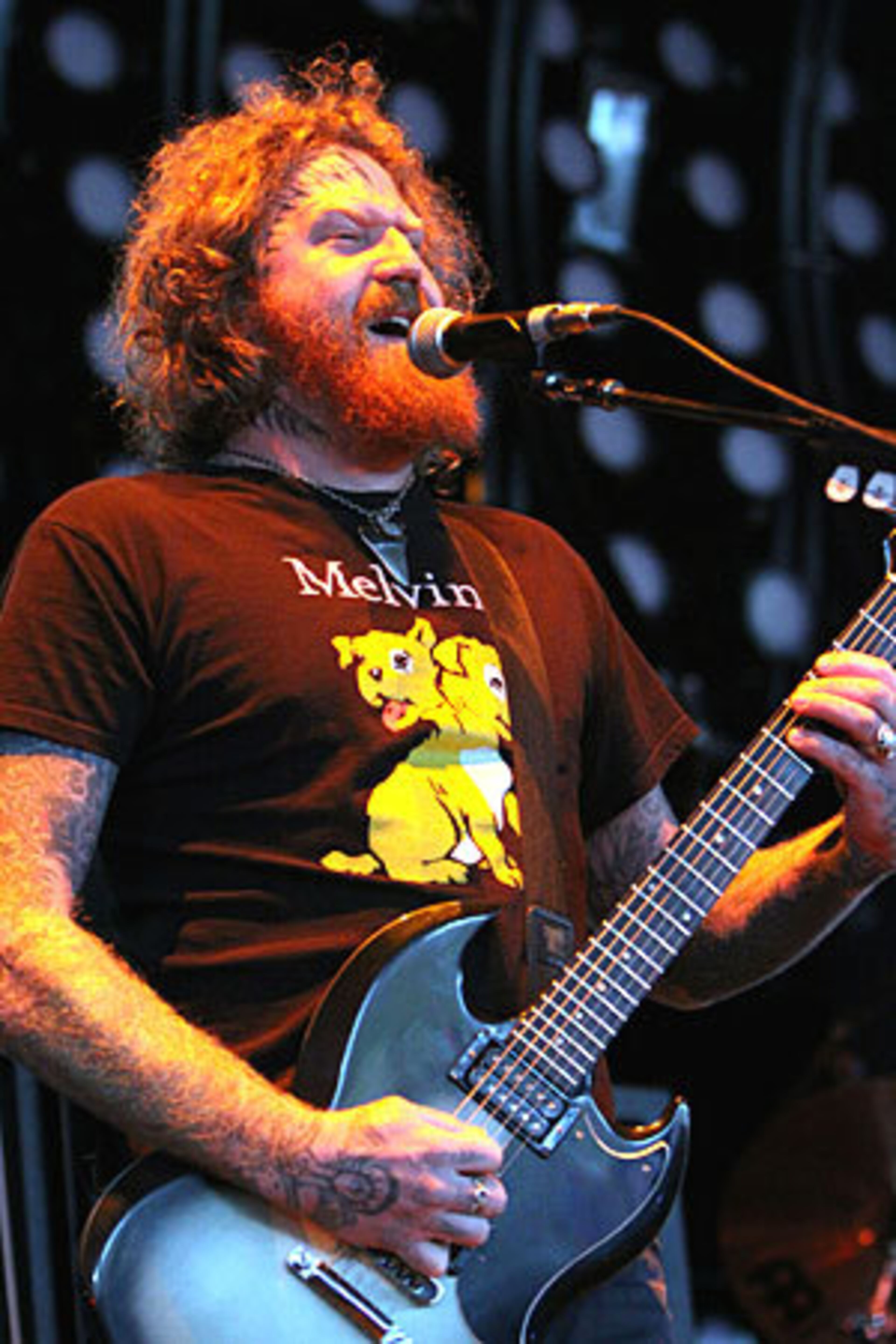 Mastodon guitarist Brent Hinds.