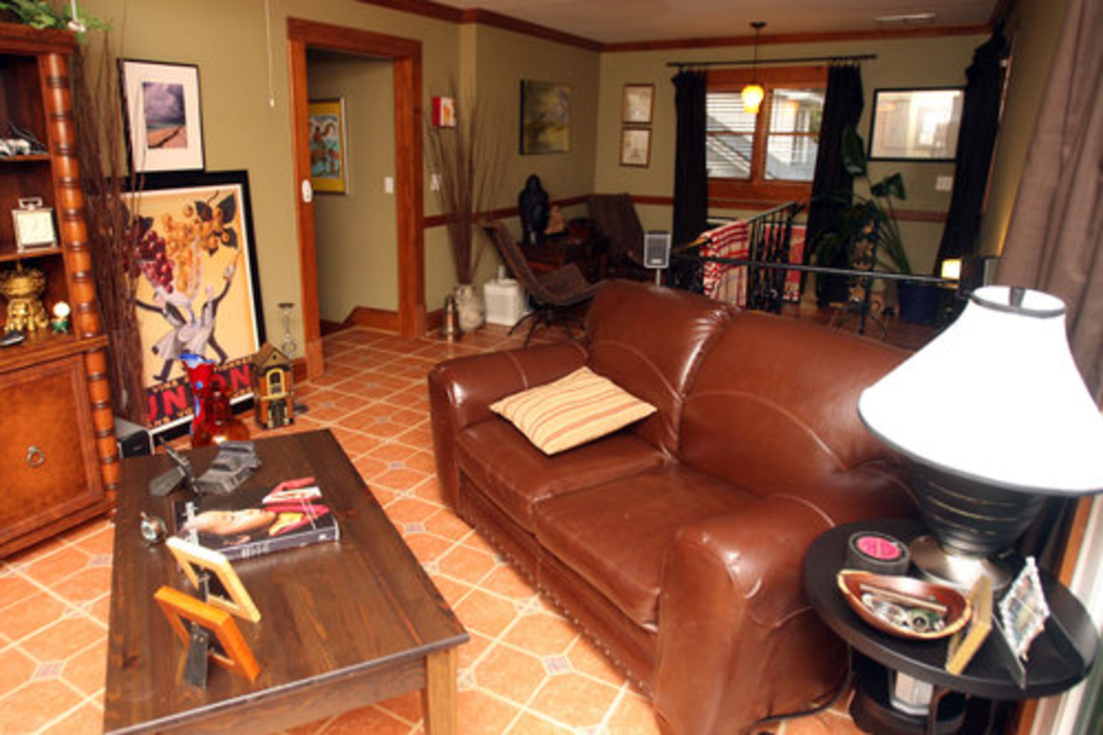 An upstairs loft area in the Bolognese/McCord home.