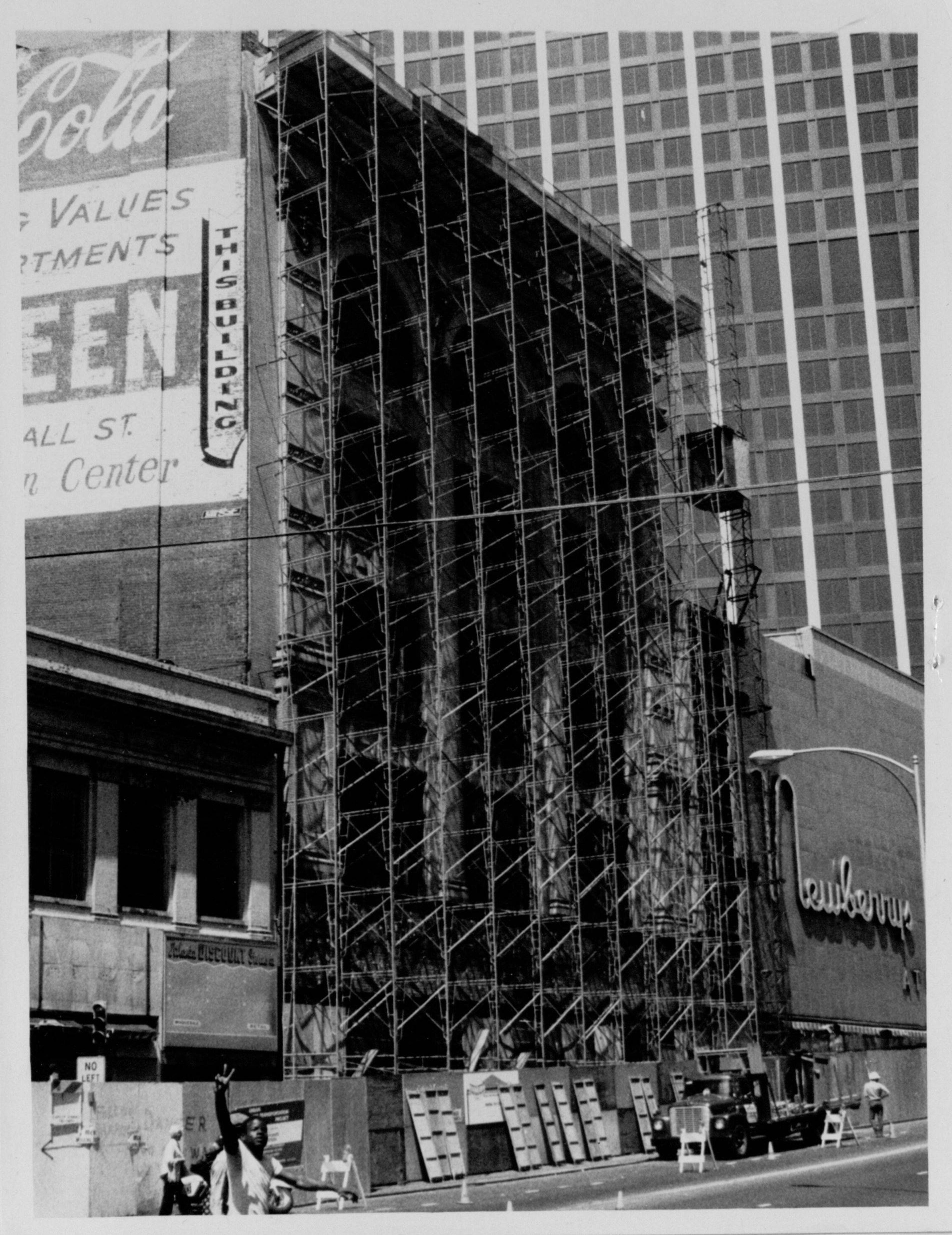 A MARTA construction site in Atlanta, June 4, 1976. Guy Hayes/AJC