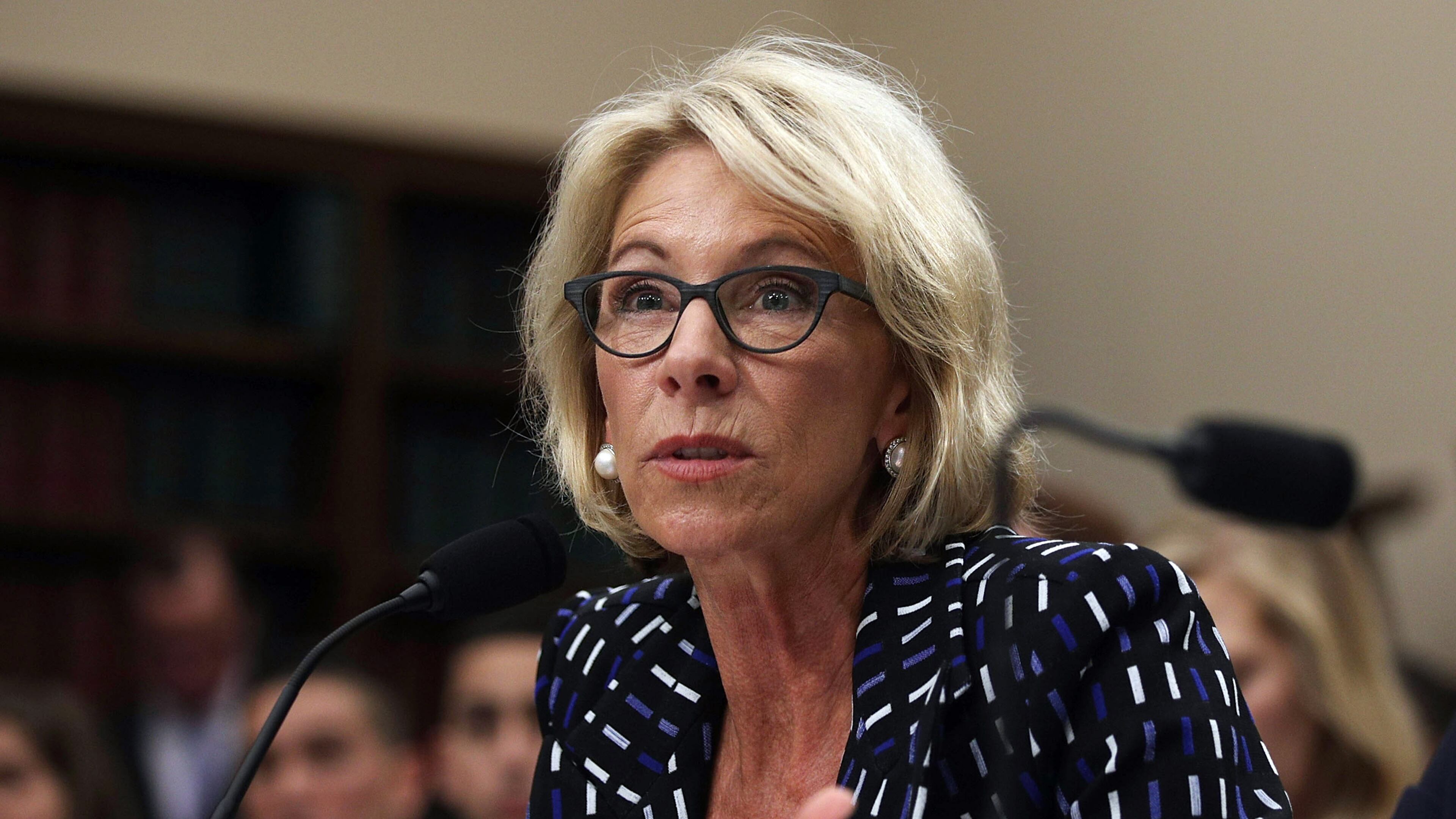 Education Secretary Betsy DeVos announced that the sexual assault policies imposed on colleges by the Obama White House will be redrawn.