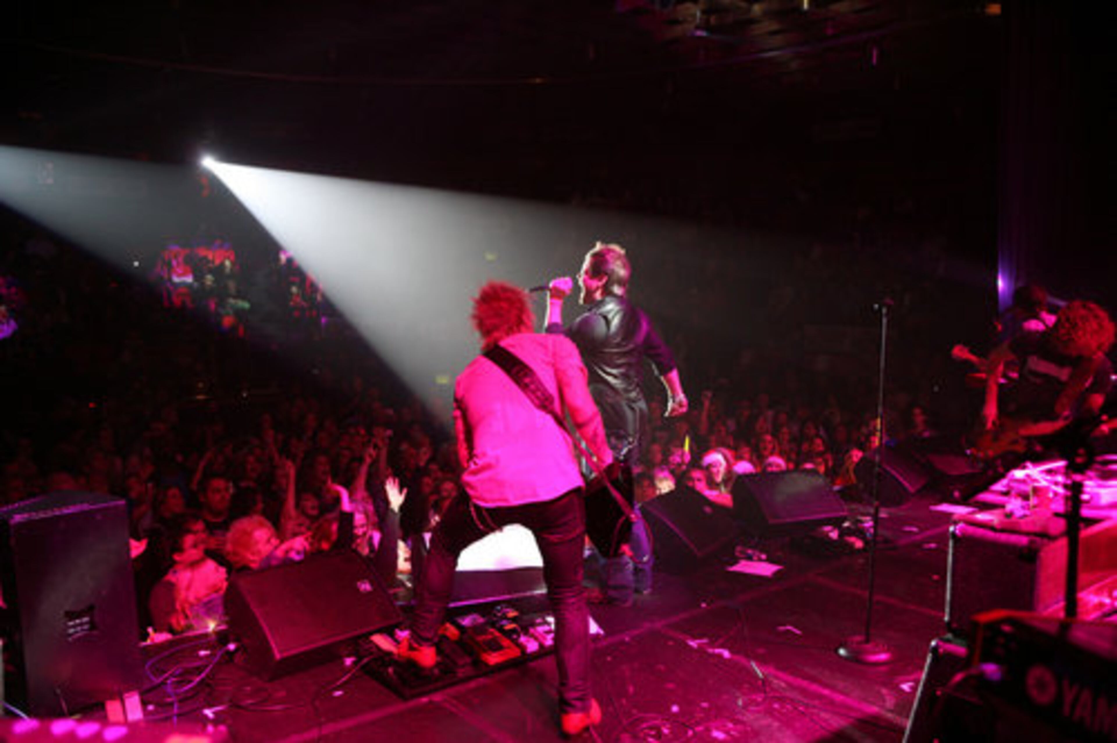 David Cook on stage.