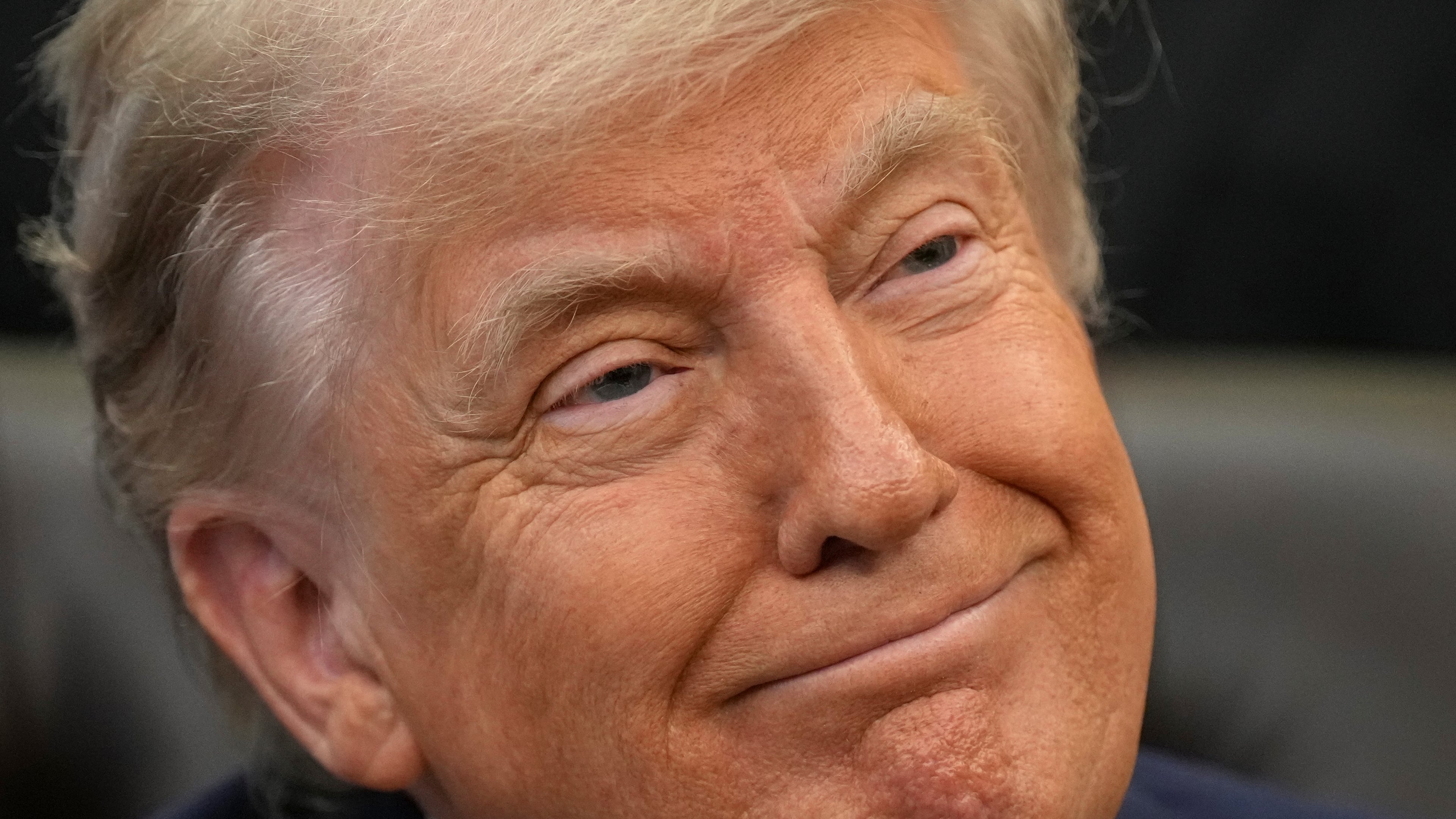President Donald Trump attends an event about loosening a federal refrigerant rule, in the Oval Office at the White House, Thursday, May 21, 2026, in Washington. (AP Photo/Jacquelyn Martin)