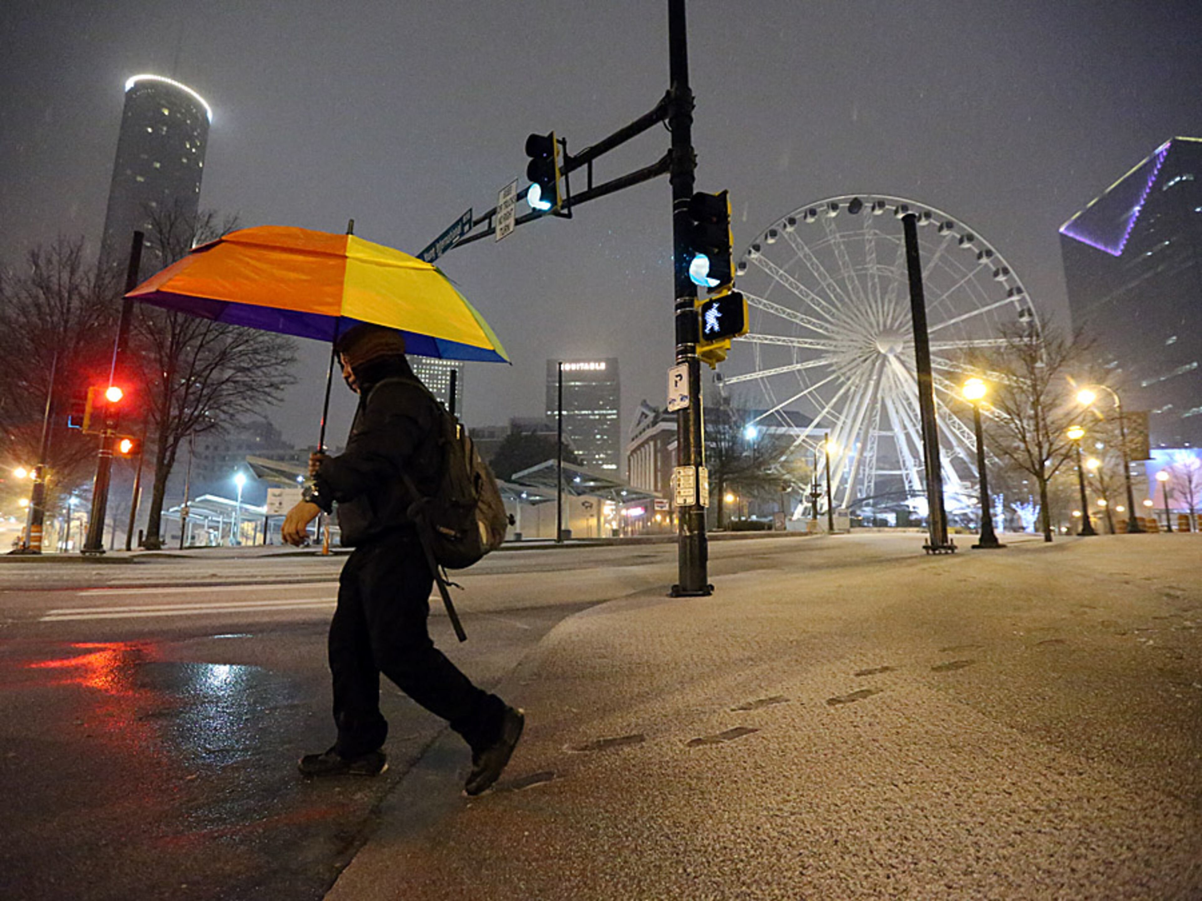 The potentially devastating winter storm that forecasters and the governor have been warning about for days began unfolding before daybreak Wednesday as temperatures dropped to 32 degrees or below and began freezing the precipitation that returned overnight. | Full article here | Latest storm headlines