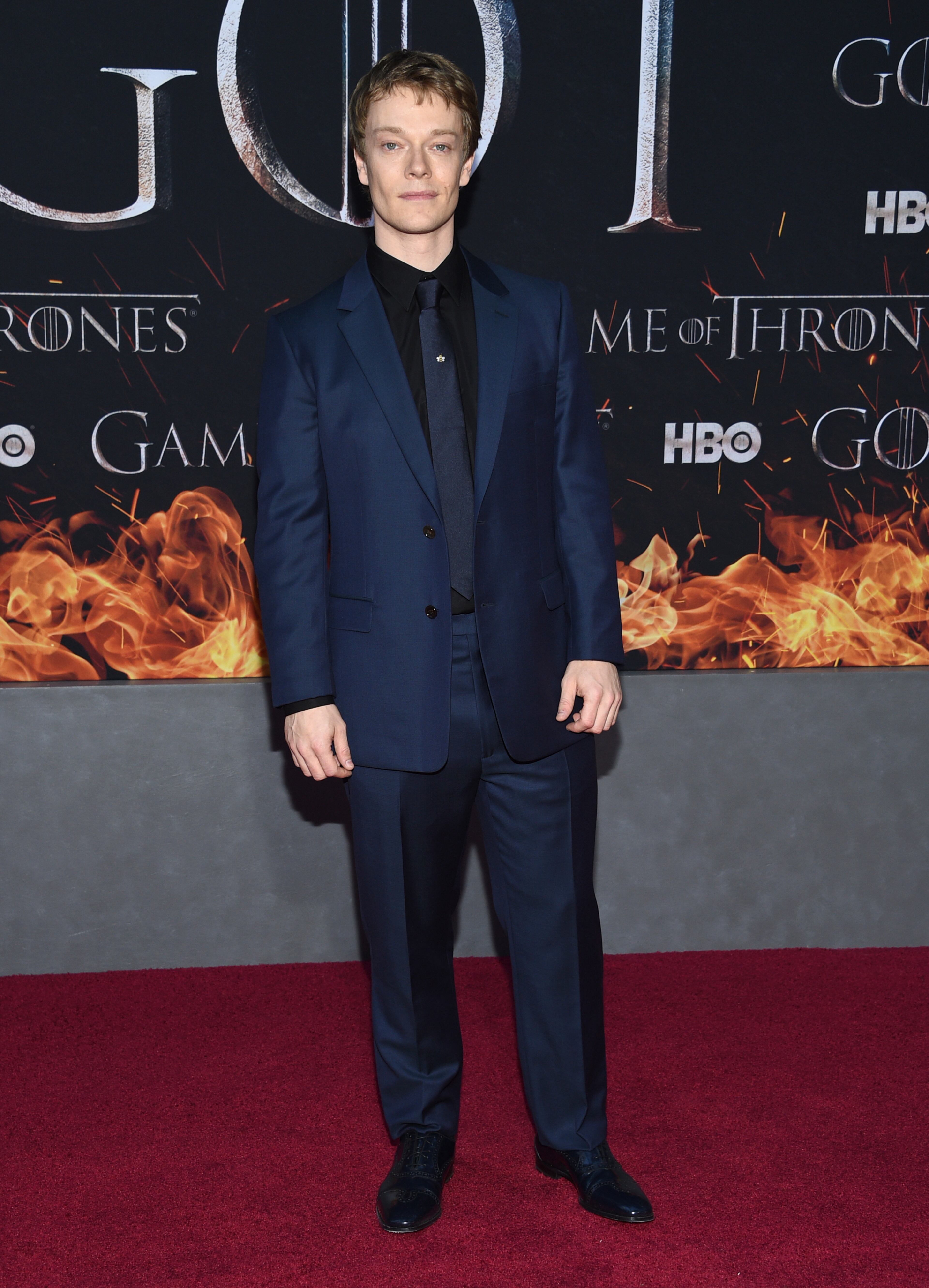 Alfie Allen attends HBO's "Game of Thrones" final season premiere at Radio City Music Hall on Wednesday, April 3, 2019, in New York. (Photo by Evan Agostini/Invision/AP)