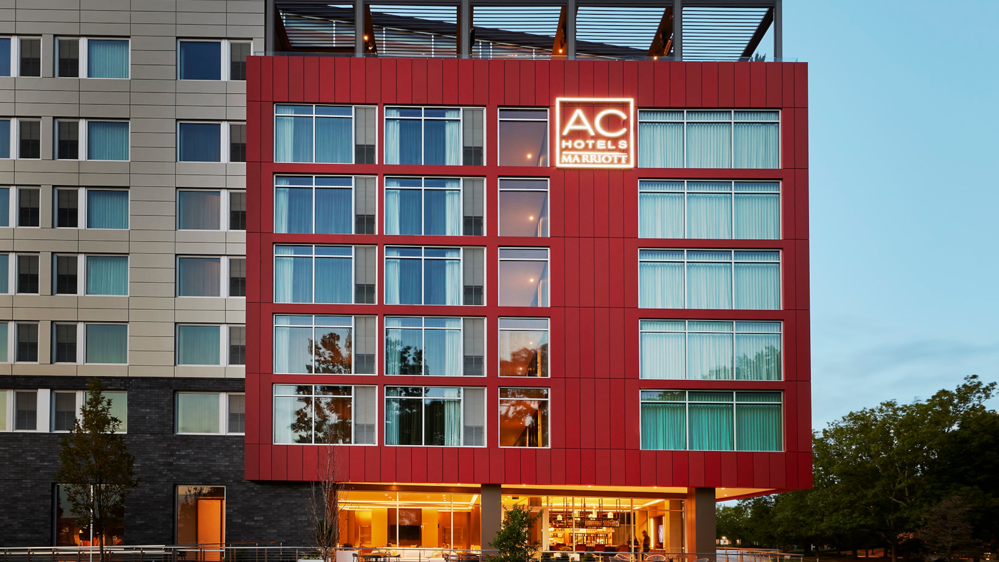 Staycation in style with modern guestroom accommodations at AC Hotel Atlanta Perimeter.
