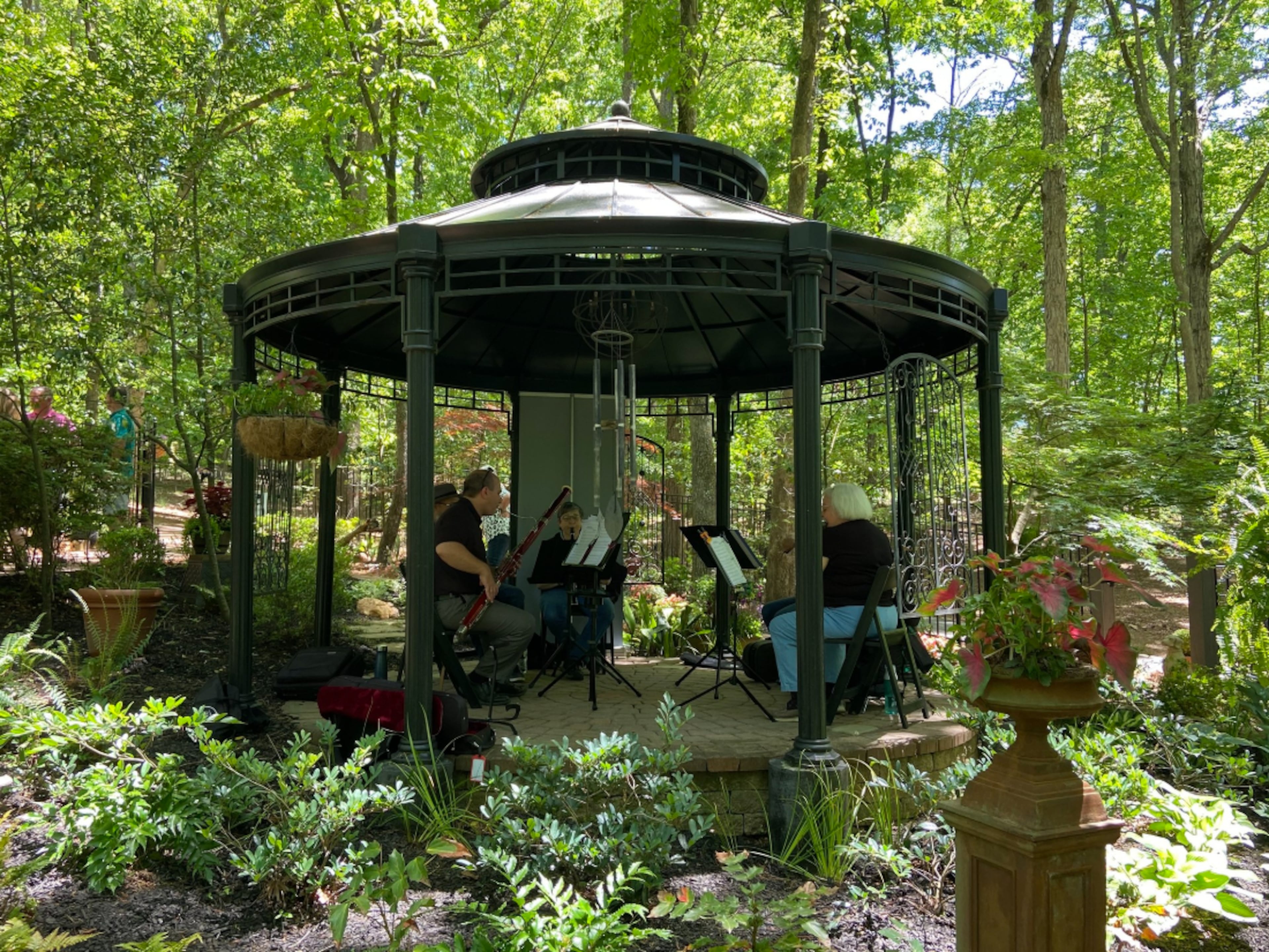 Get some ideas for your garden from the Secret Gardens Tour in Johns Creek on Saturday, May 9. It includes musicians and visual artists at stops. (Photo courtesy of Secret Gardens Tour)